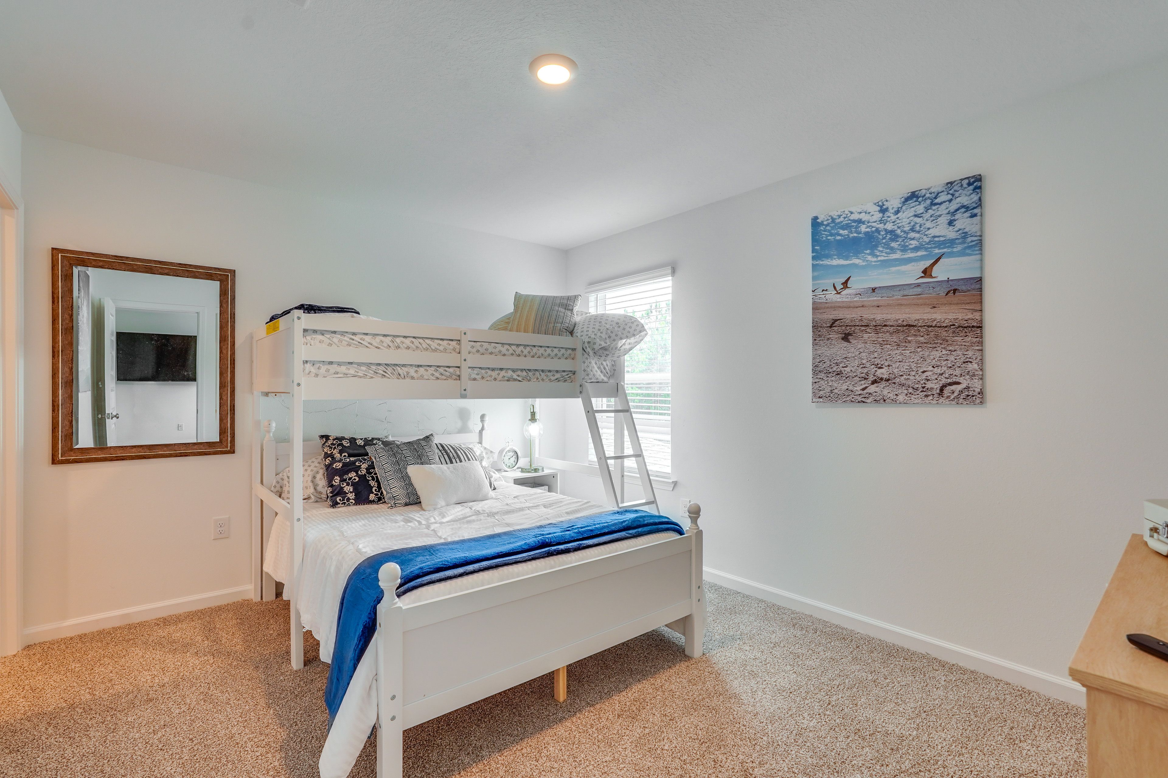 Bedroom 2 | 2nd Floor | Twin/Full Bunk Bed | Flat-Screen TV