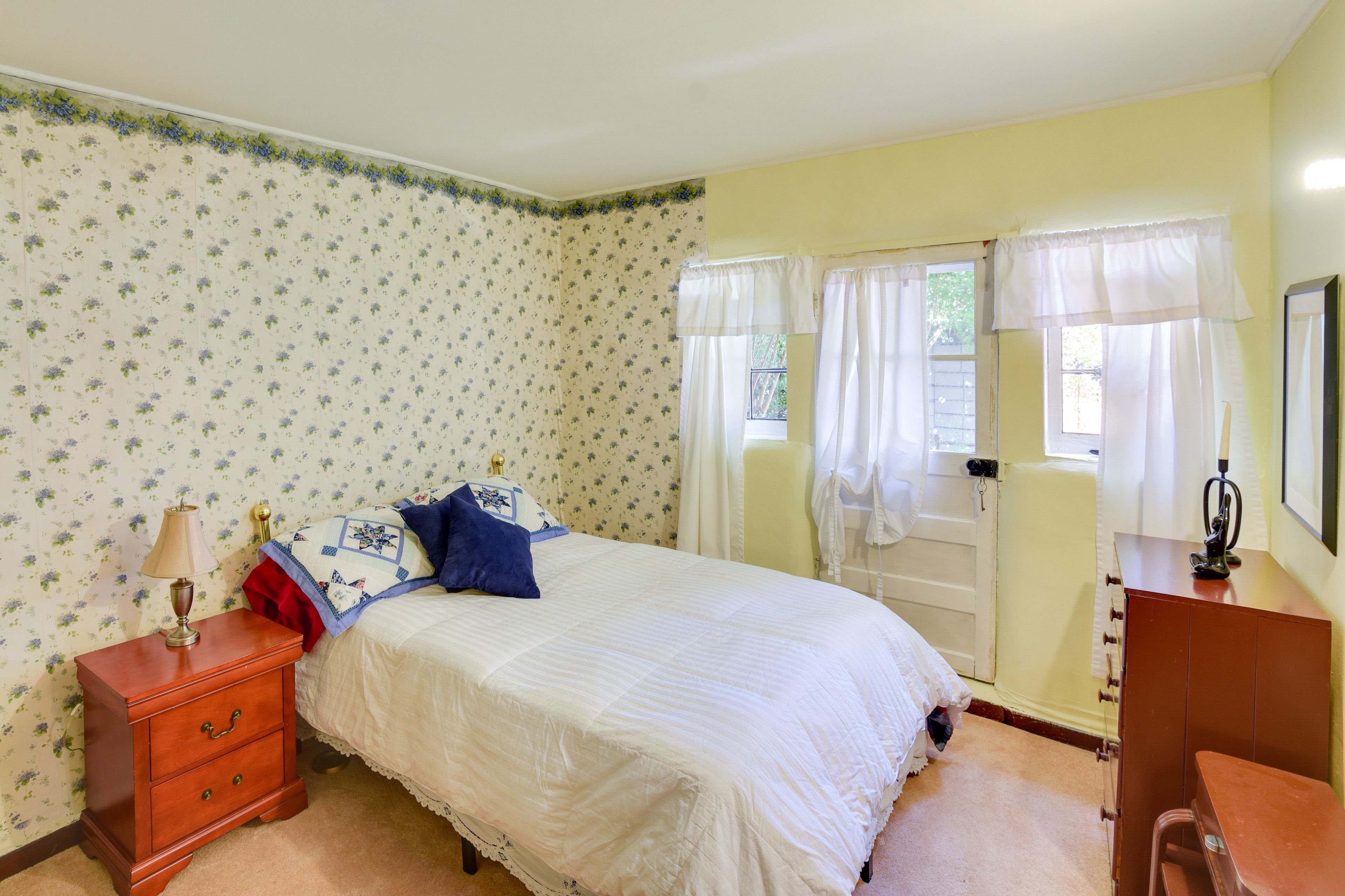 Bedroom 3 | Full Bed | Decorative Wood-Burning Stove