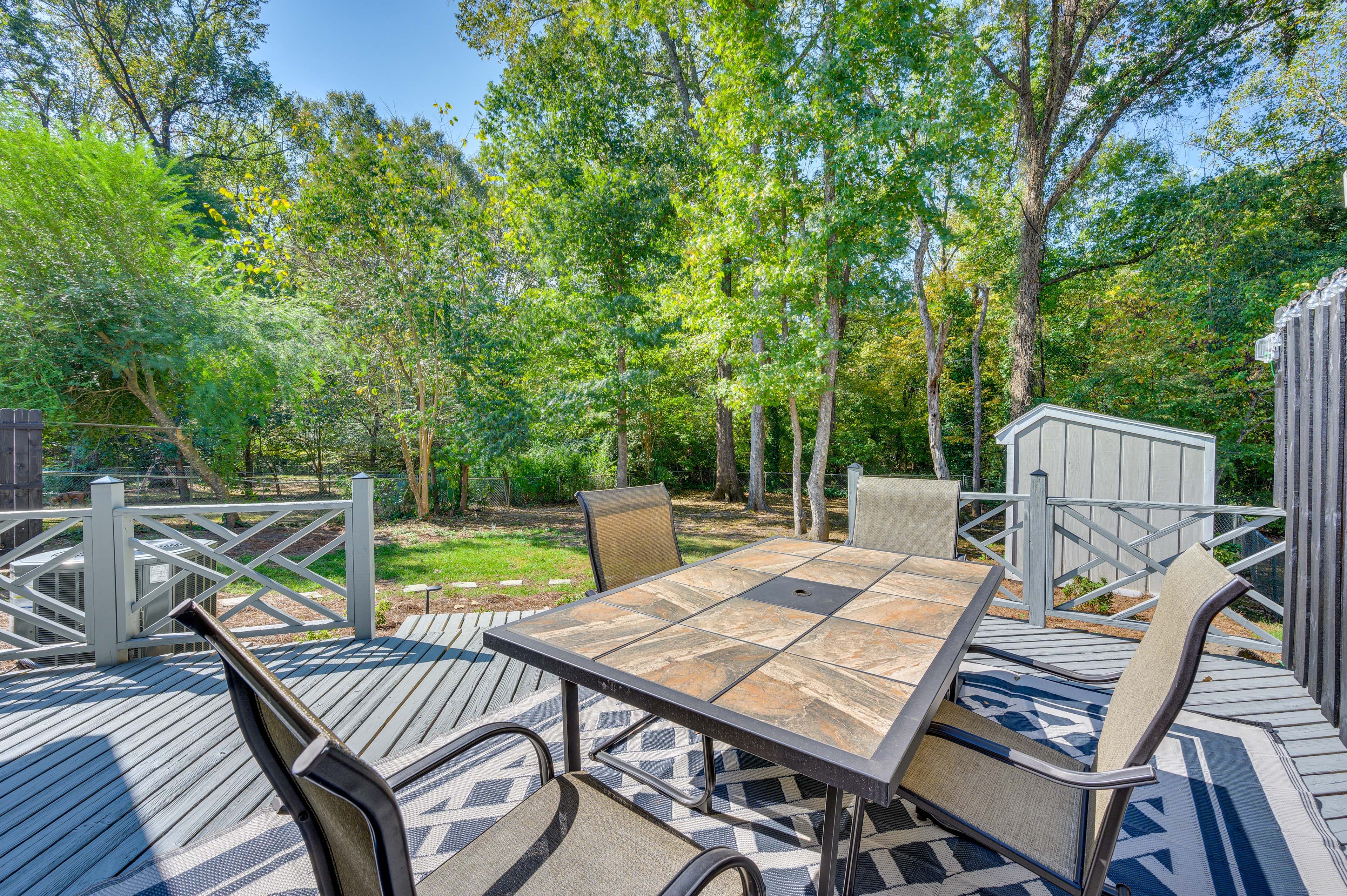 Private Deck | Charcoal Grill (Bring Your Own Charcoal)