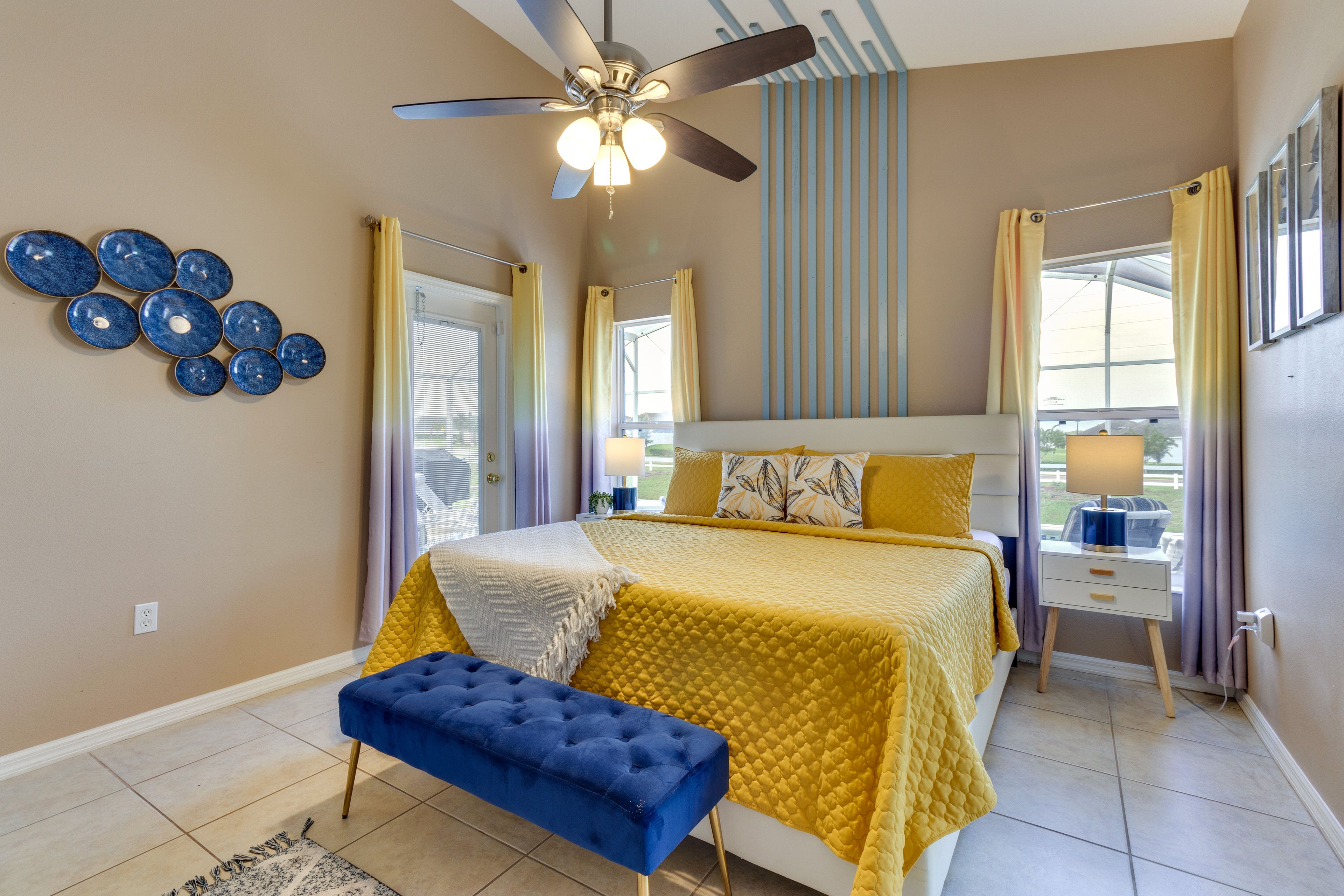 Bedroom Suite | King Bed | Access to Lanai | Flat-Screen TV