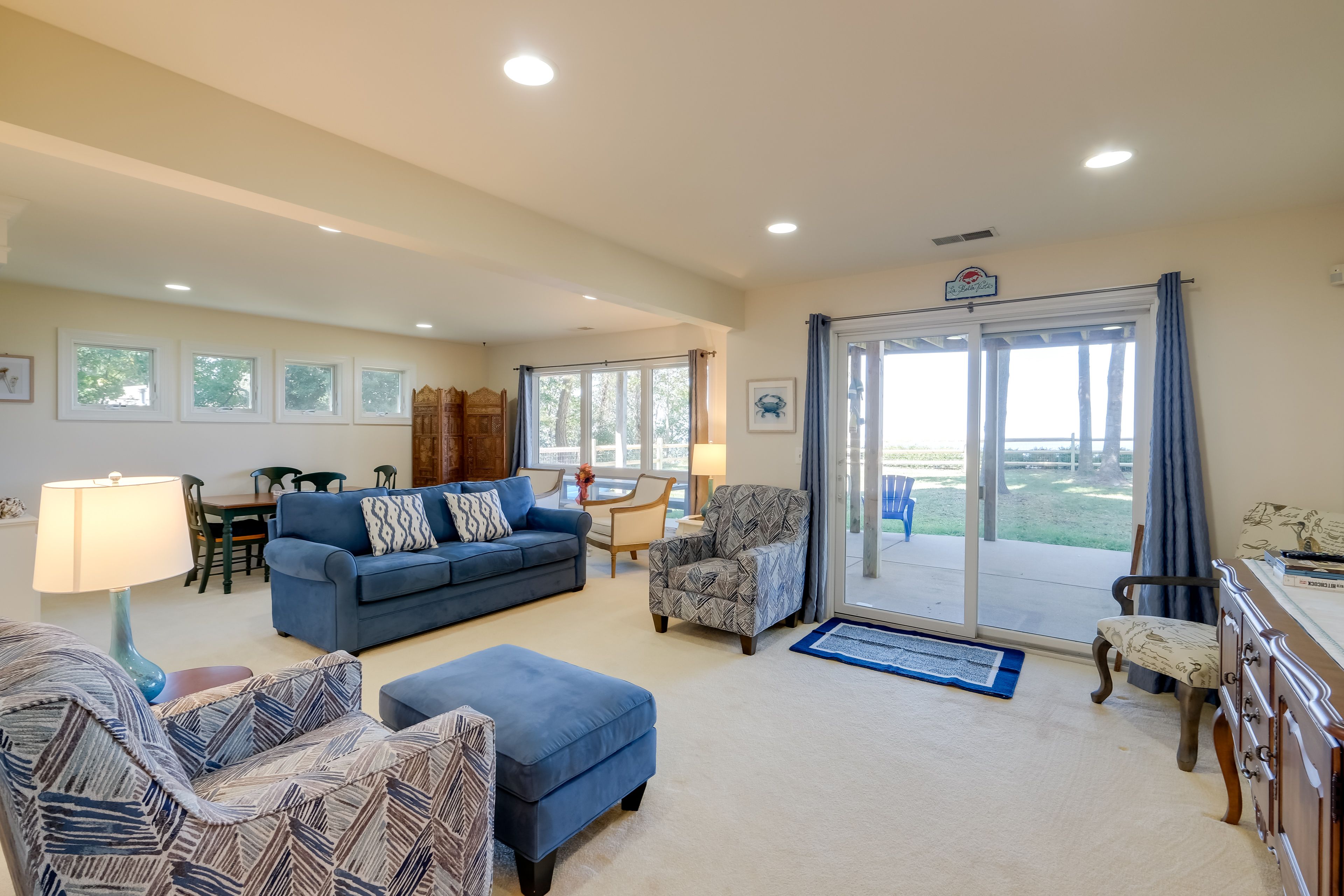 Sitting Room | Smart TV | Patio Access | Library w/ ~200 Books