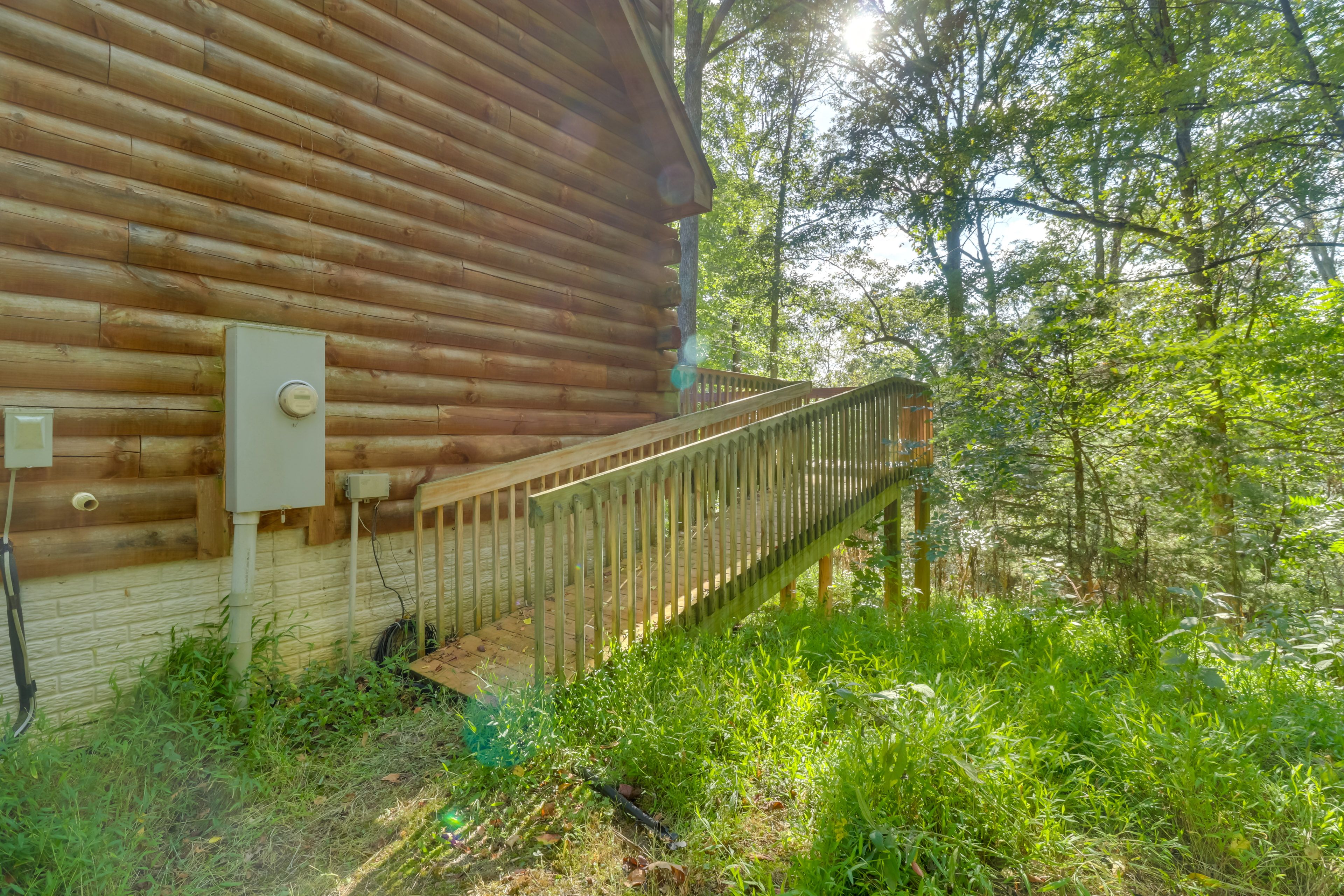 Step-Free Entry via Grass Walkway
