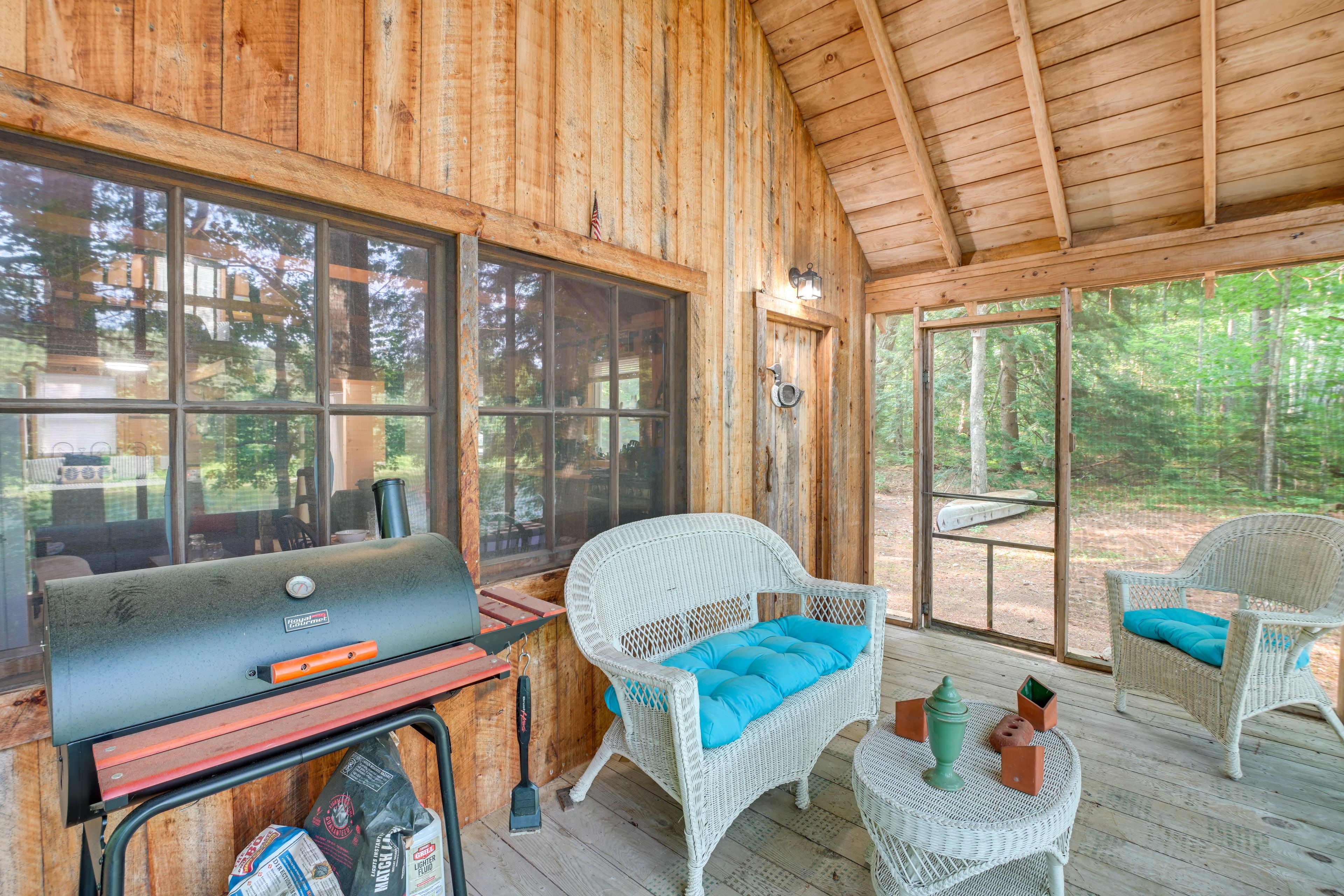 Studio Exterior | Screened Porch | Charcoal Grill