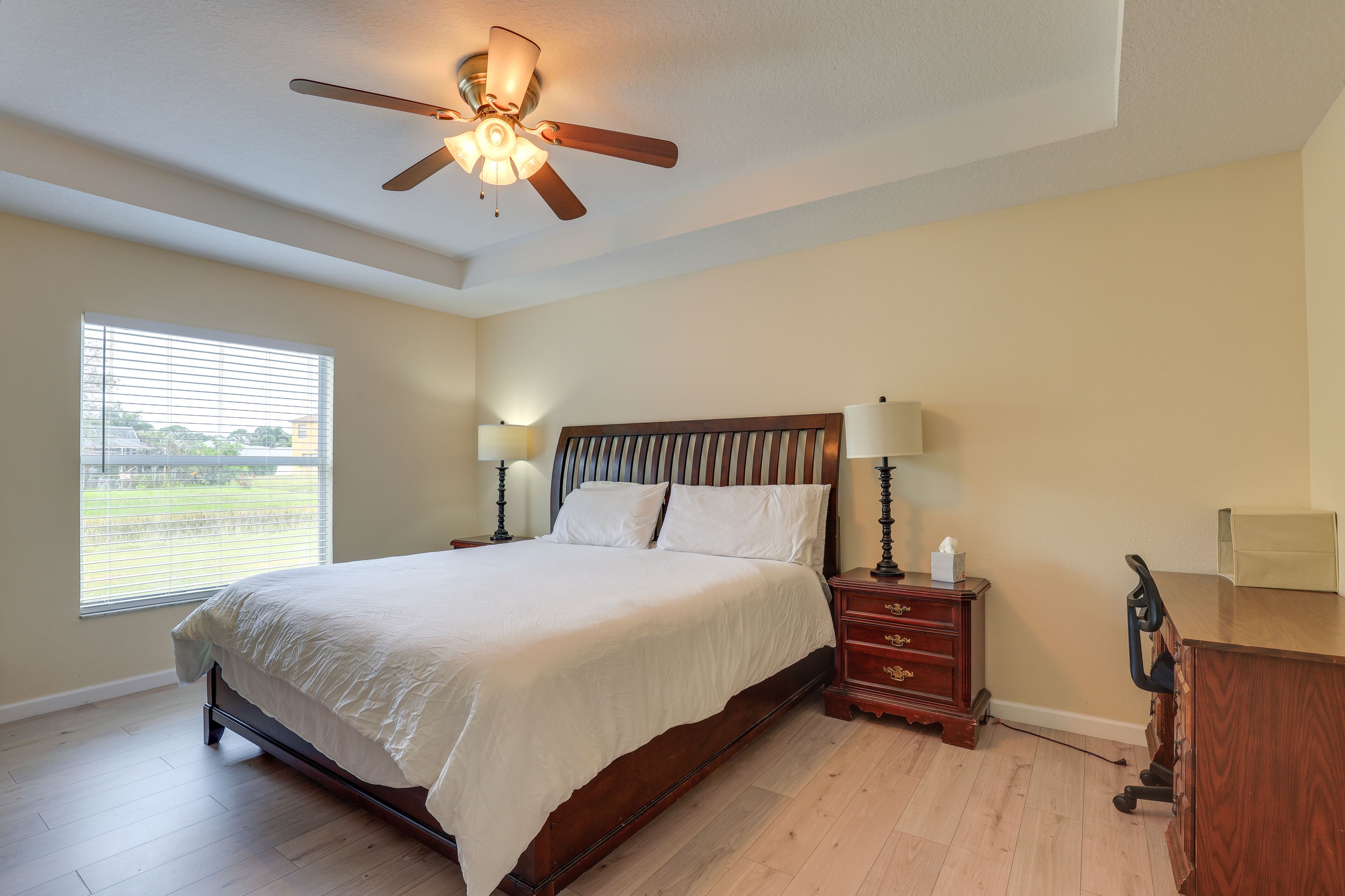 Bedroom 1 | King Bed | Linens Provided | En-Suite Bathroom