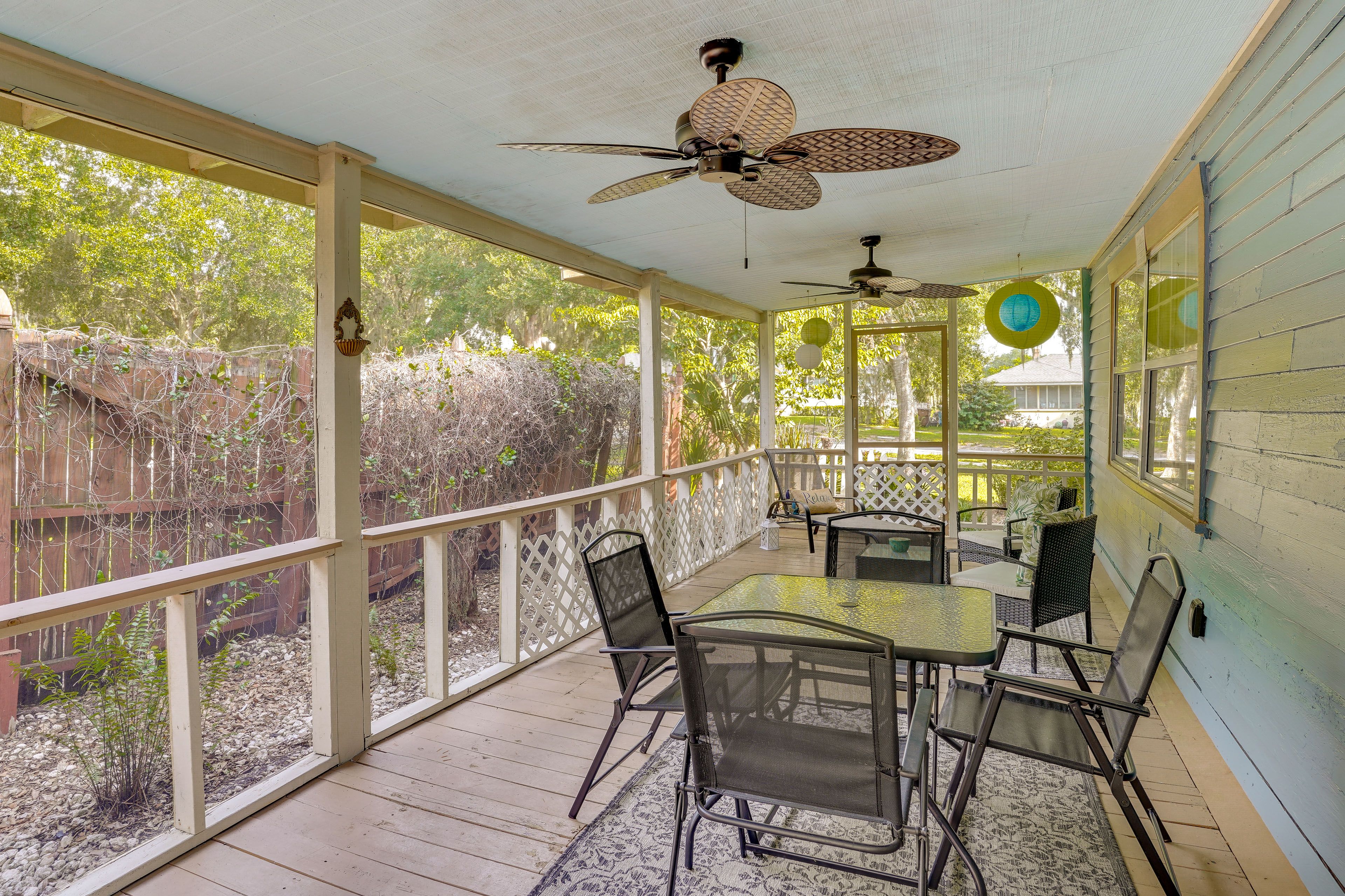 Screened Porch | Ceiling Fans