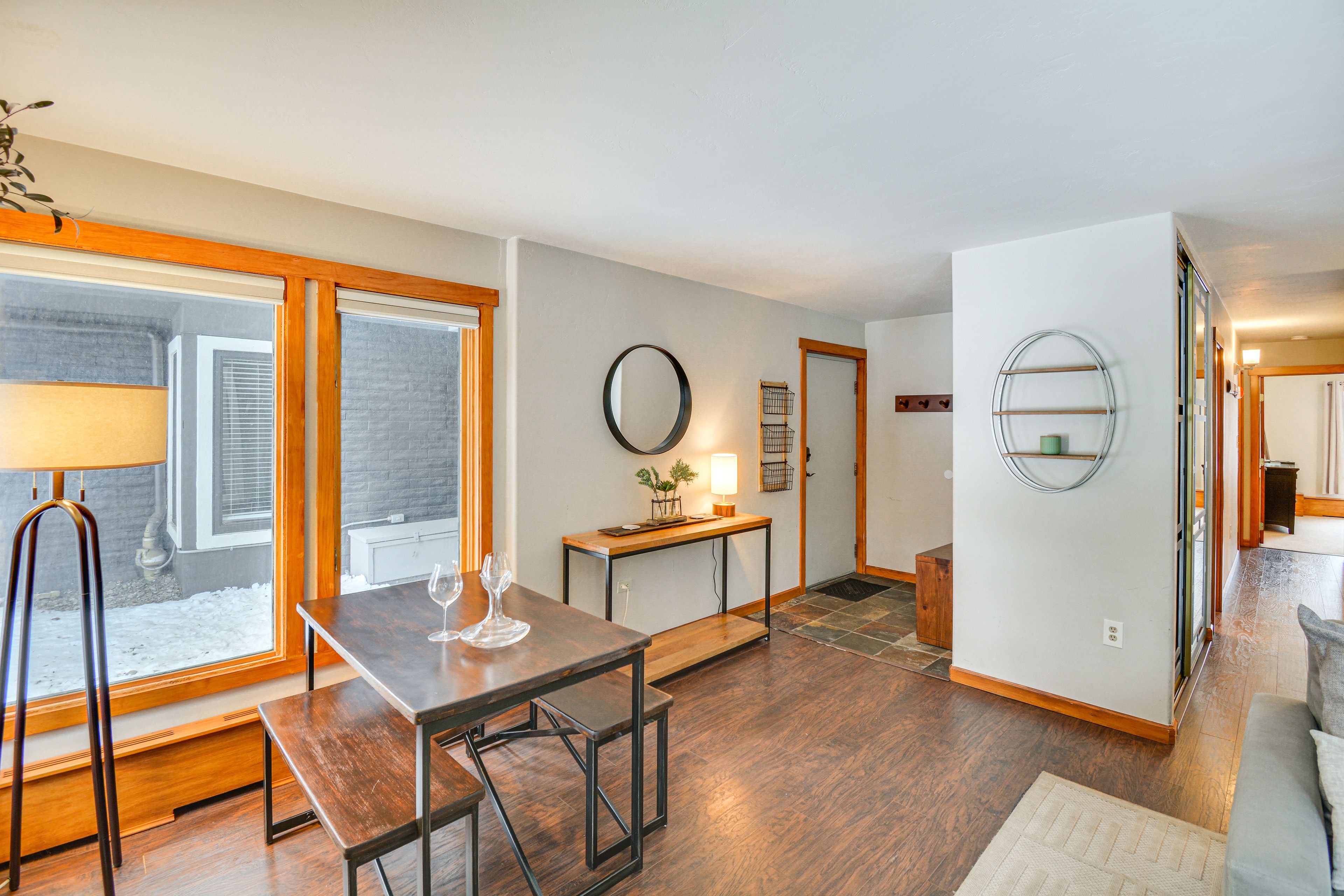 Dining Area | Indoor Fireplace | High Chair