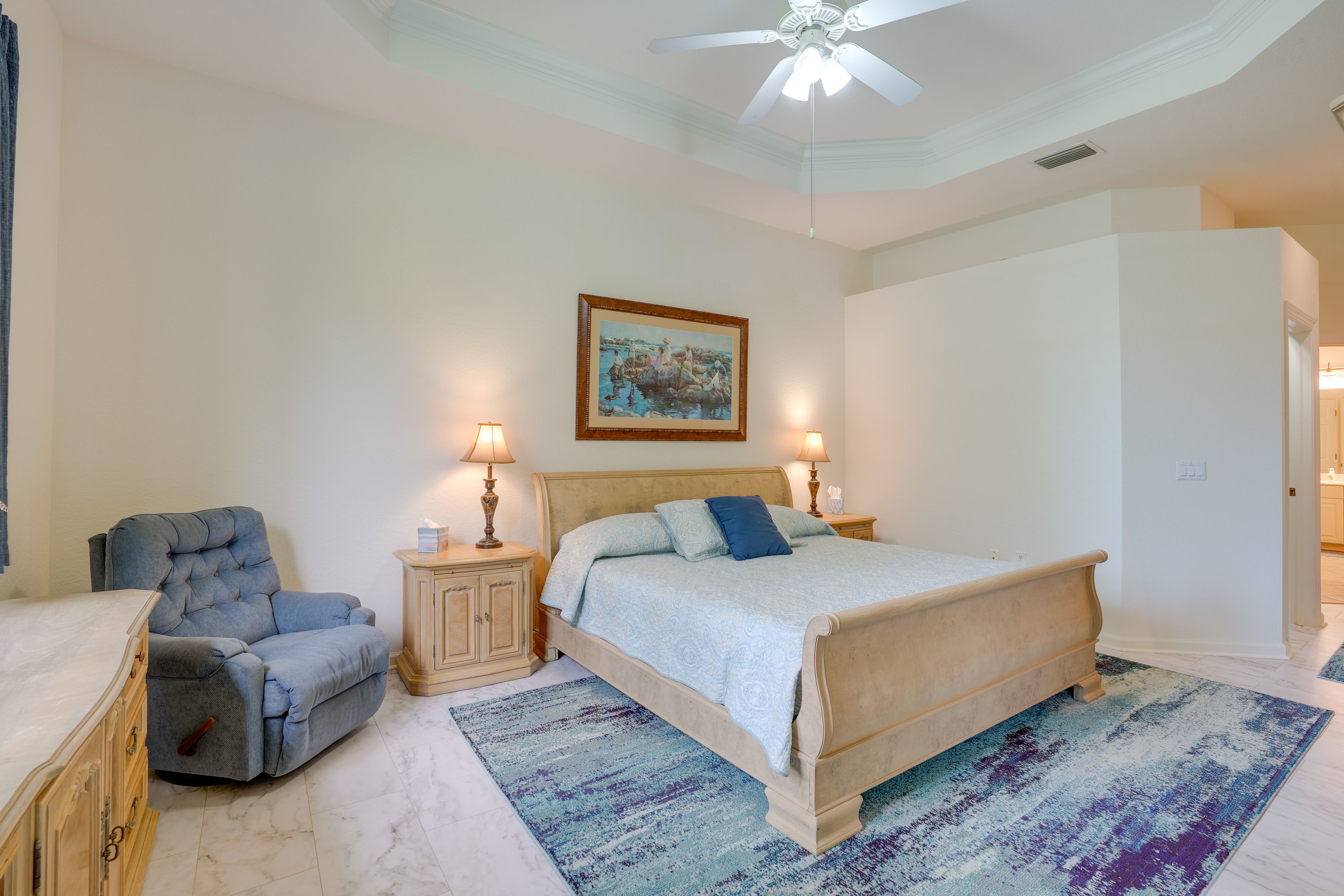 Bedroom 1 | King Bed | En-Suite Bathroom | Patio Access
