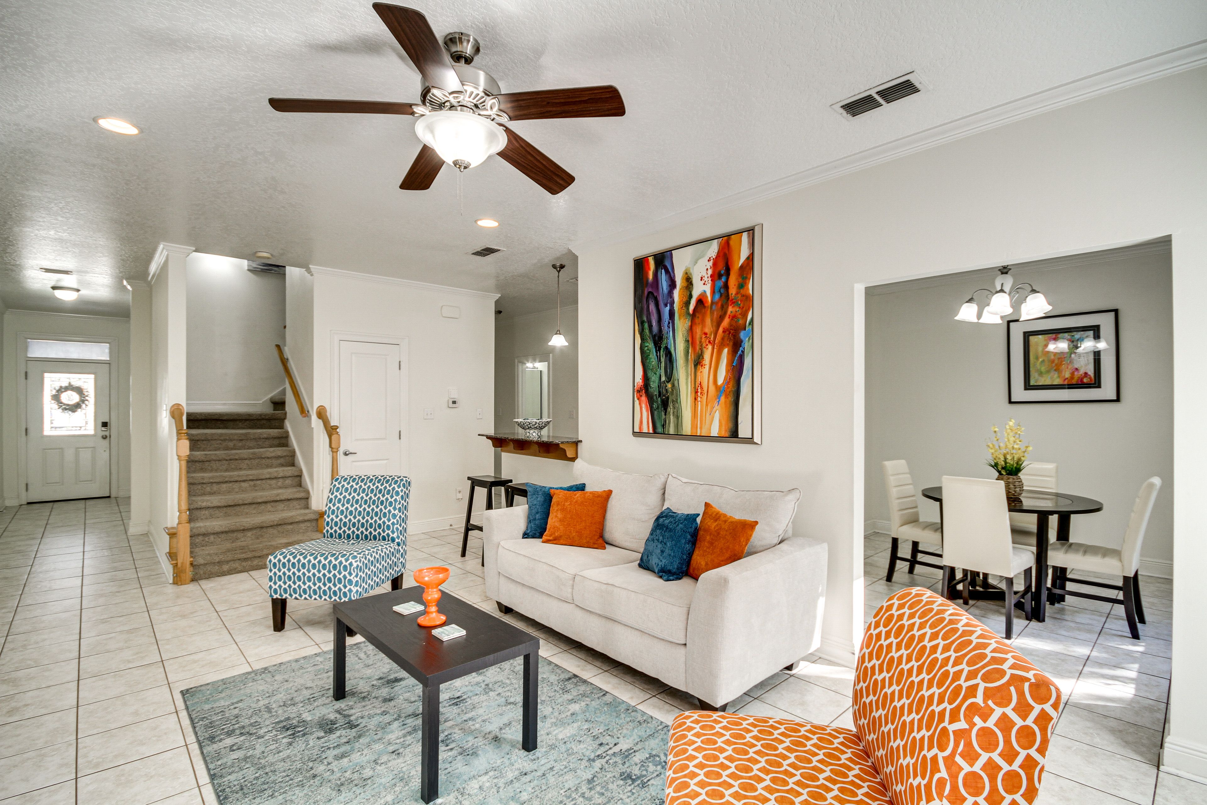 Gulfport Vacation Rental | 3BR | 2.5BA | 1,910 Sq Ft | Stairs Required