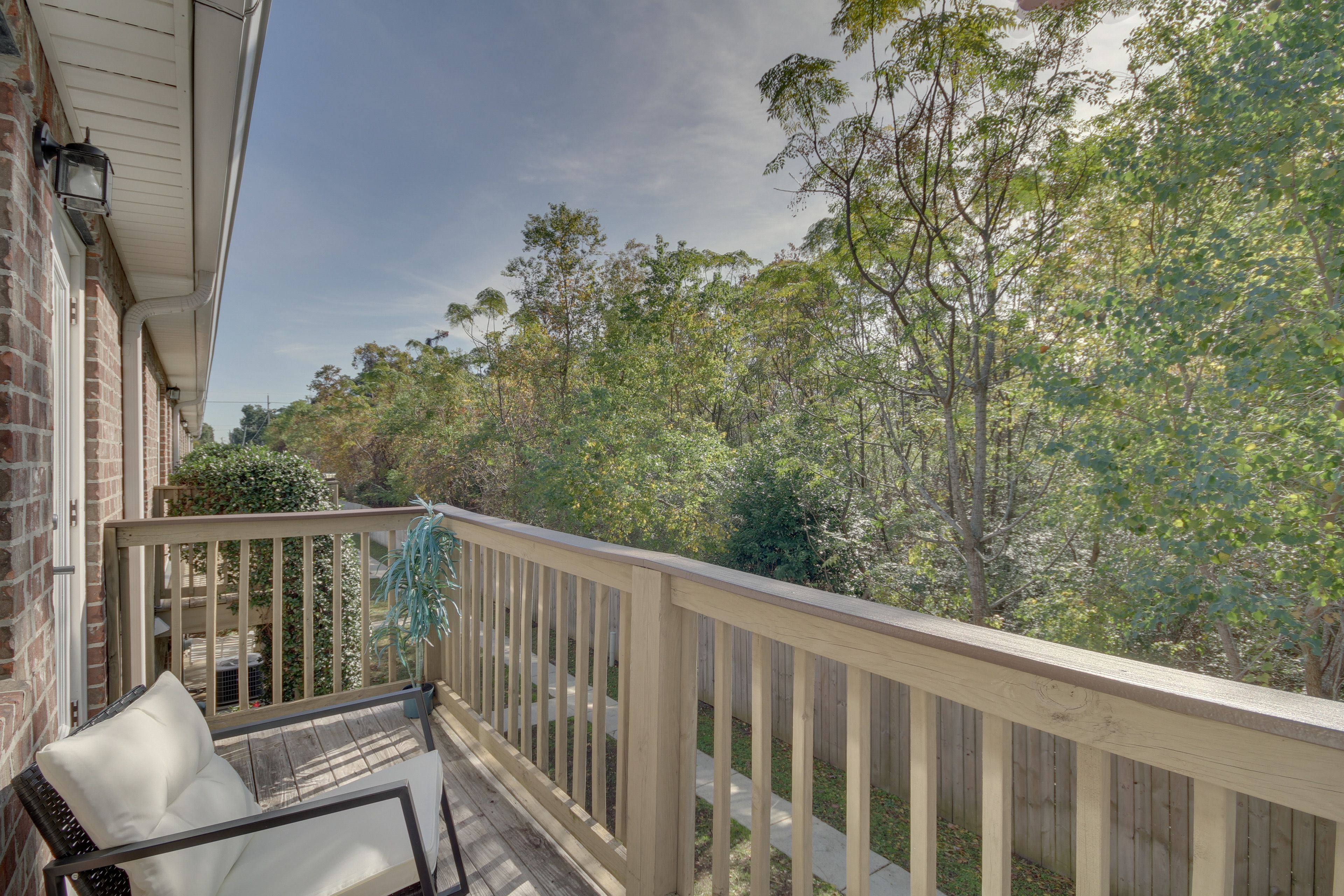 Balcony | Seating | Forested Views
