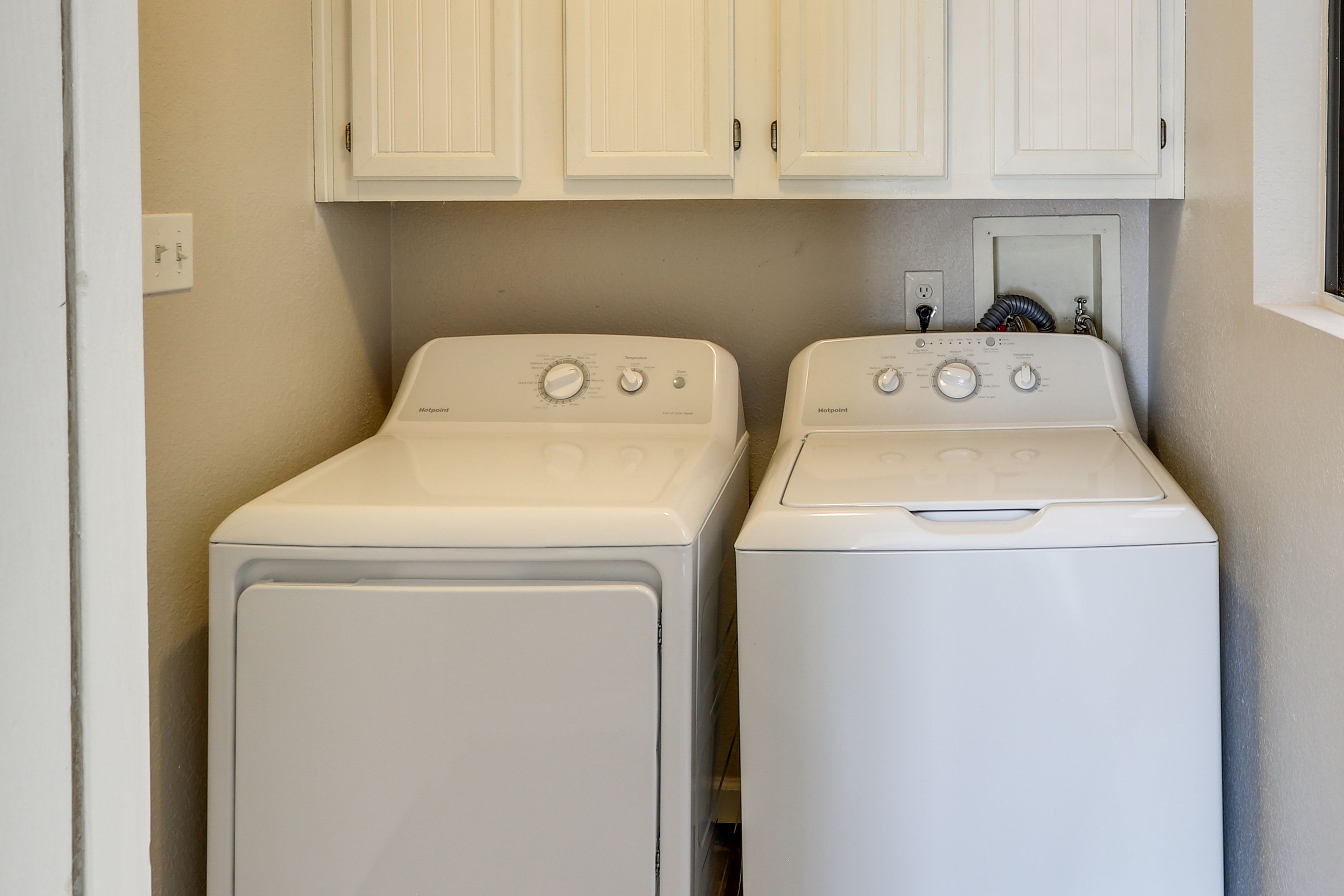 Washer & Dryer | Detergent Provided