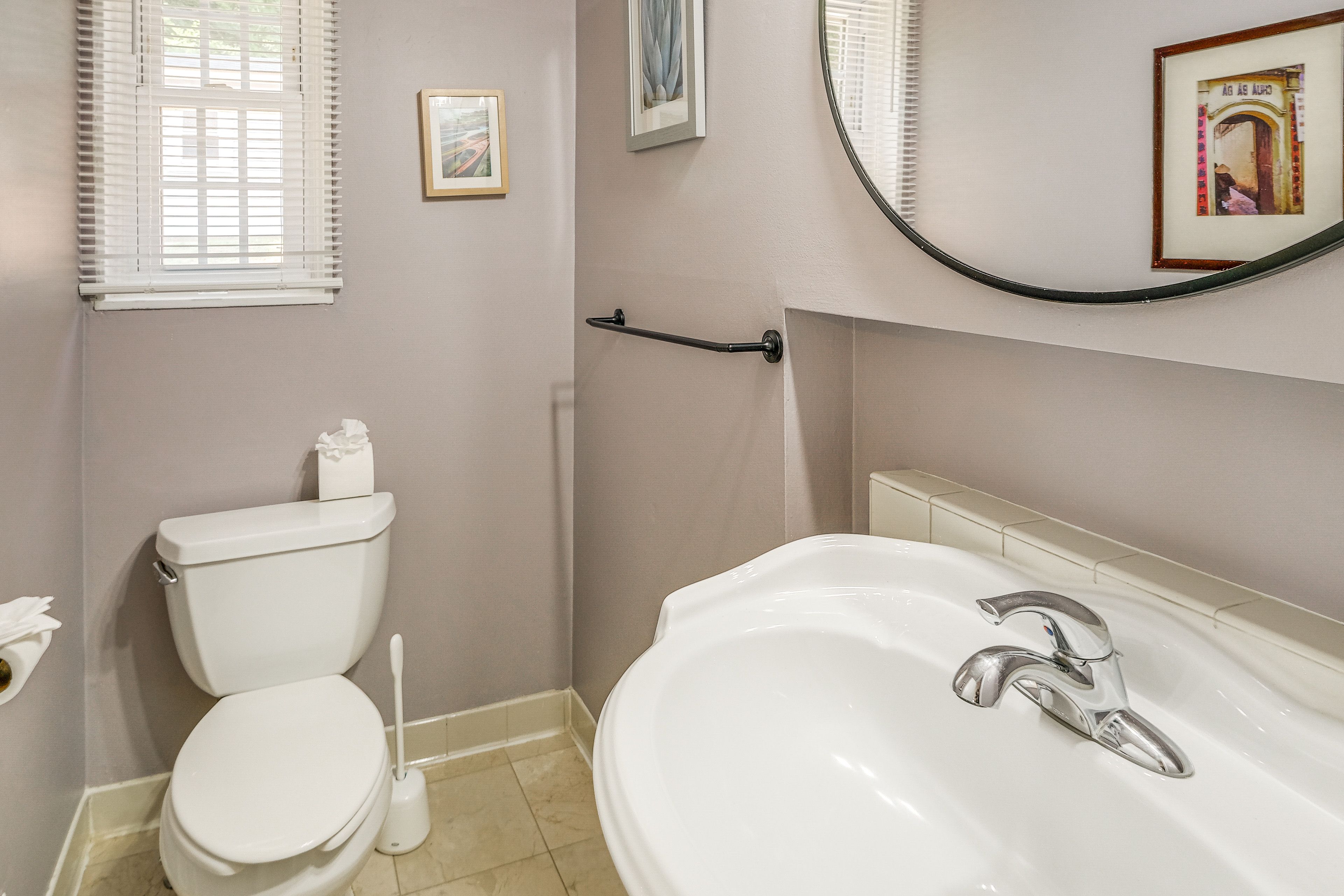 Half Bathroom | Lower Level | Complimentary Toiletries