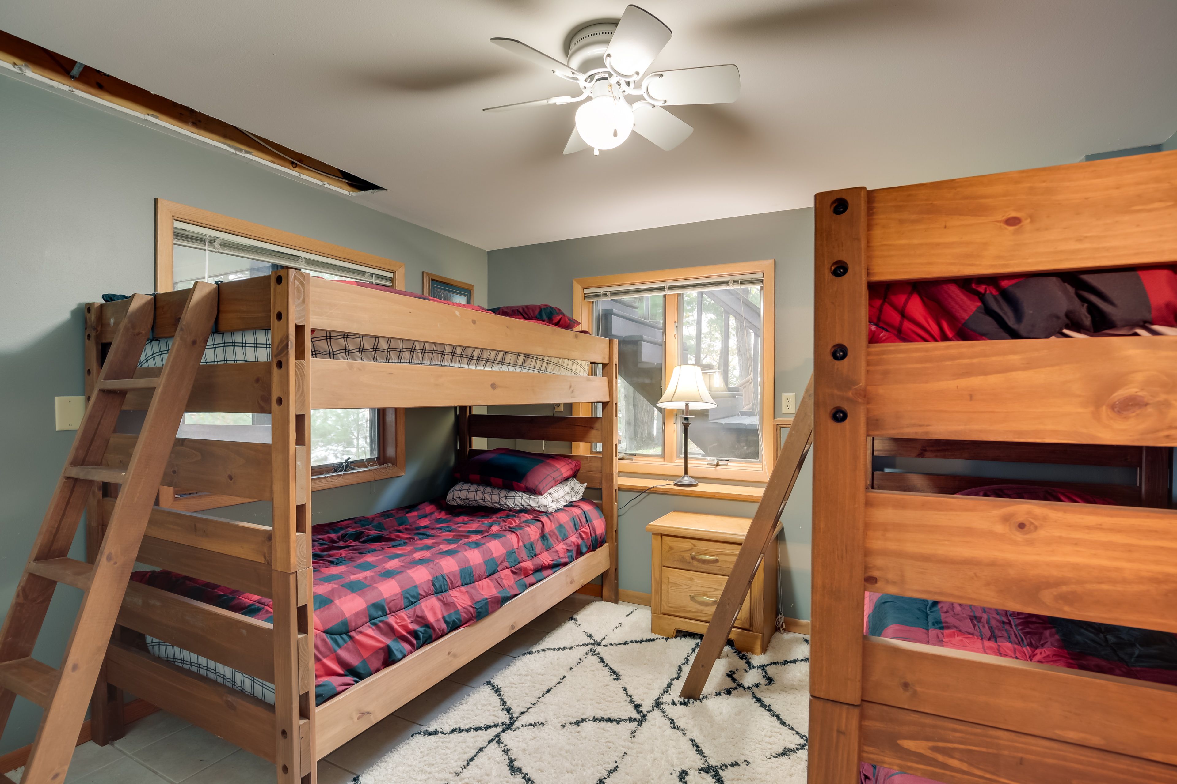 Bedroom 5 | Lower Level | 2 Twin Bunk Beds