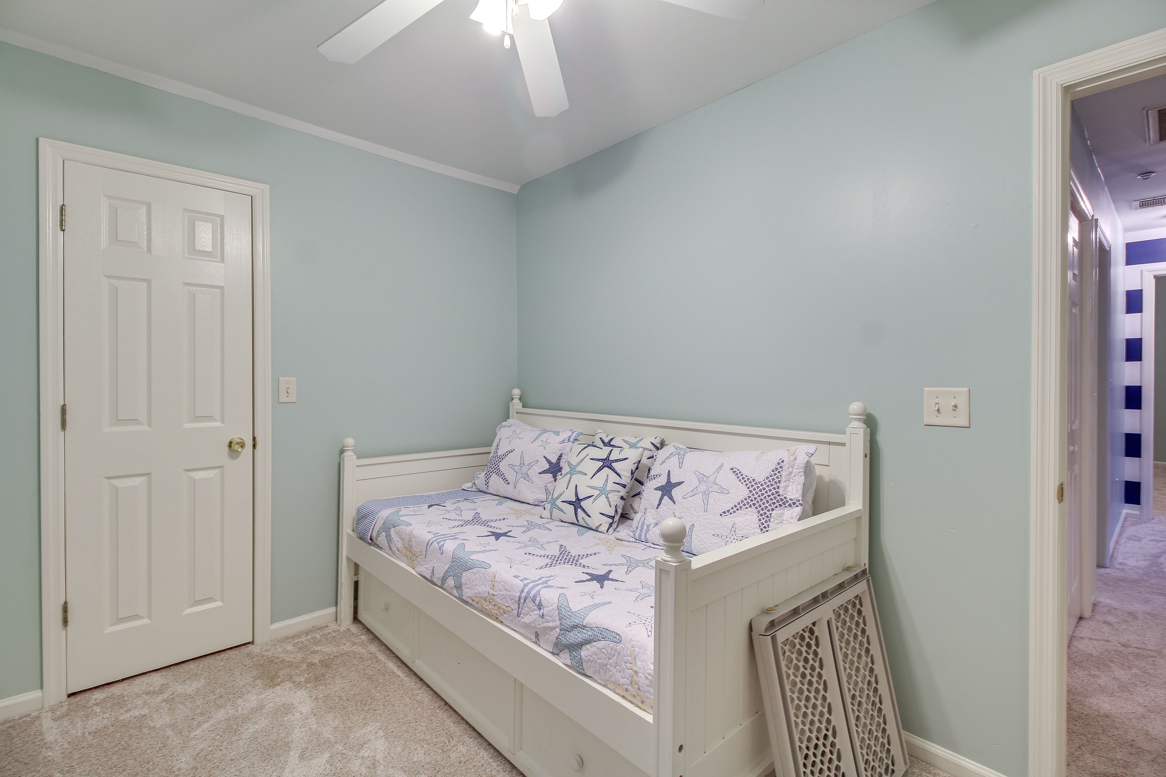 Bedroom 3 | Twin Daybed w/ Twin Trundle | Pack 'n Play | Baby Gate