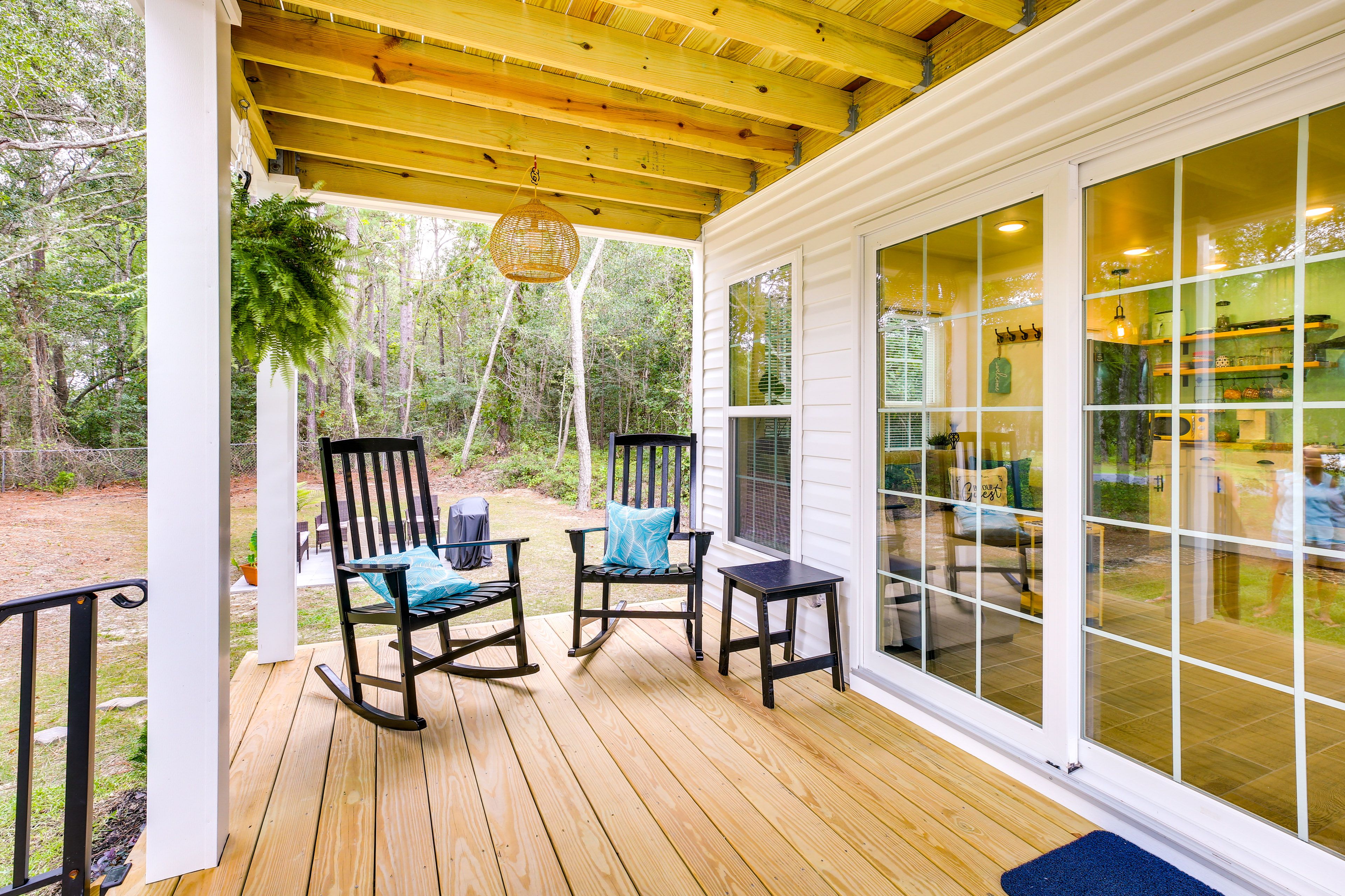 Southport Vacation Rental | 1BR | 1.5BA | 450 Sq Ft | Stairs Required