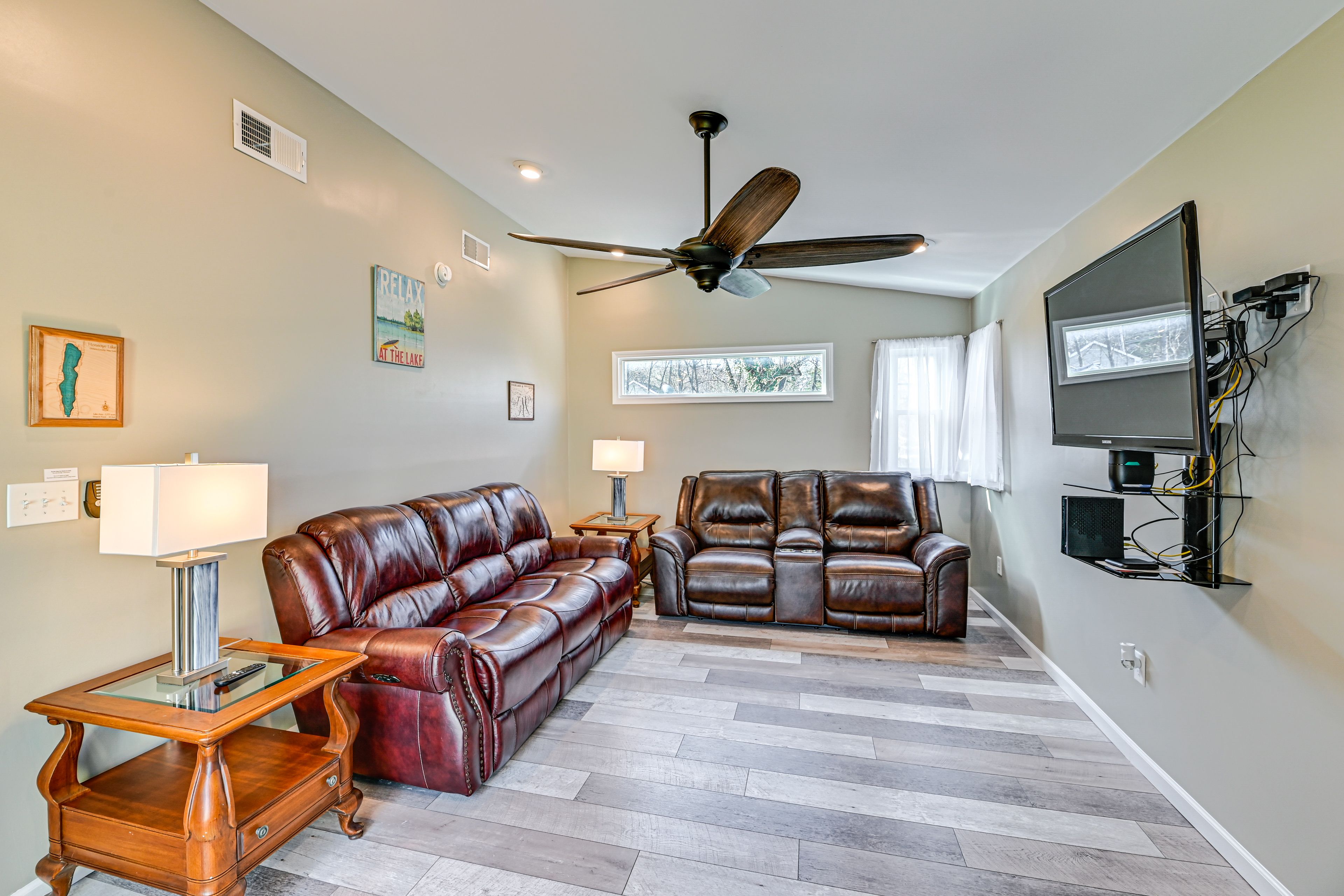 Honeoye Vacation Rental | 2BR | 1BA | 968 Sq Ft | Step-Free Access