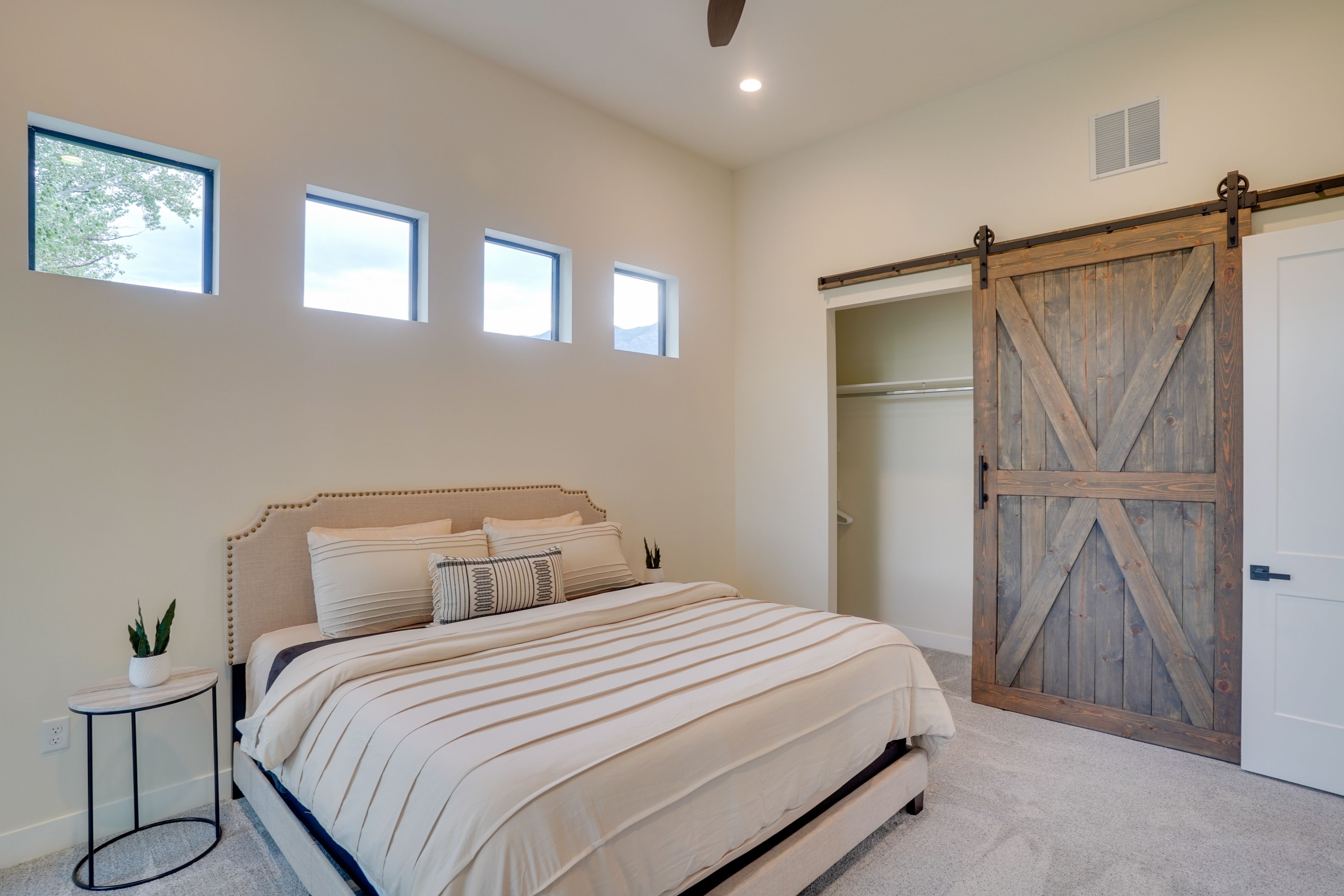 Bedroom 1 | King Bed | Linens Provided | Smart TV | Fireplace