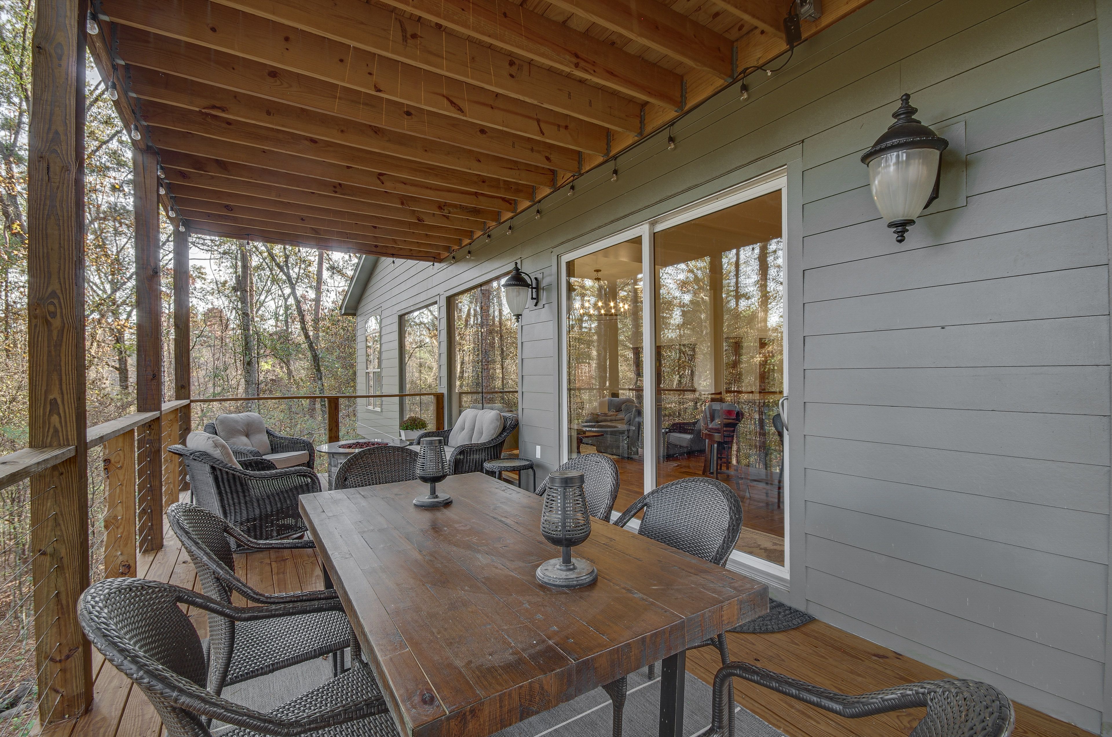 Private Deck 2 | Outdoor Dining Area | Gas Fire Pit