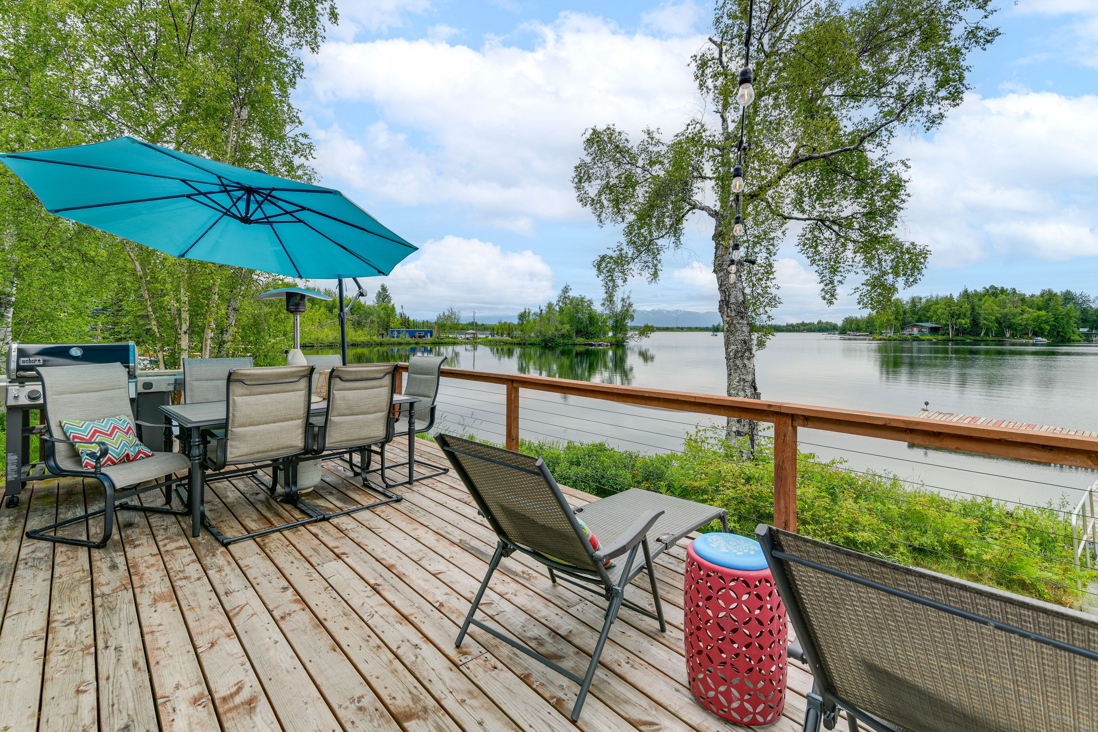 Wasilla Vacation Rental | 2BR | 1.5BA | 940 Sq Ft | Steps Required