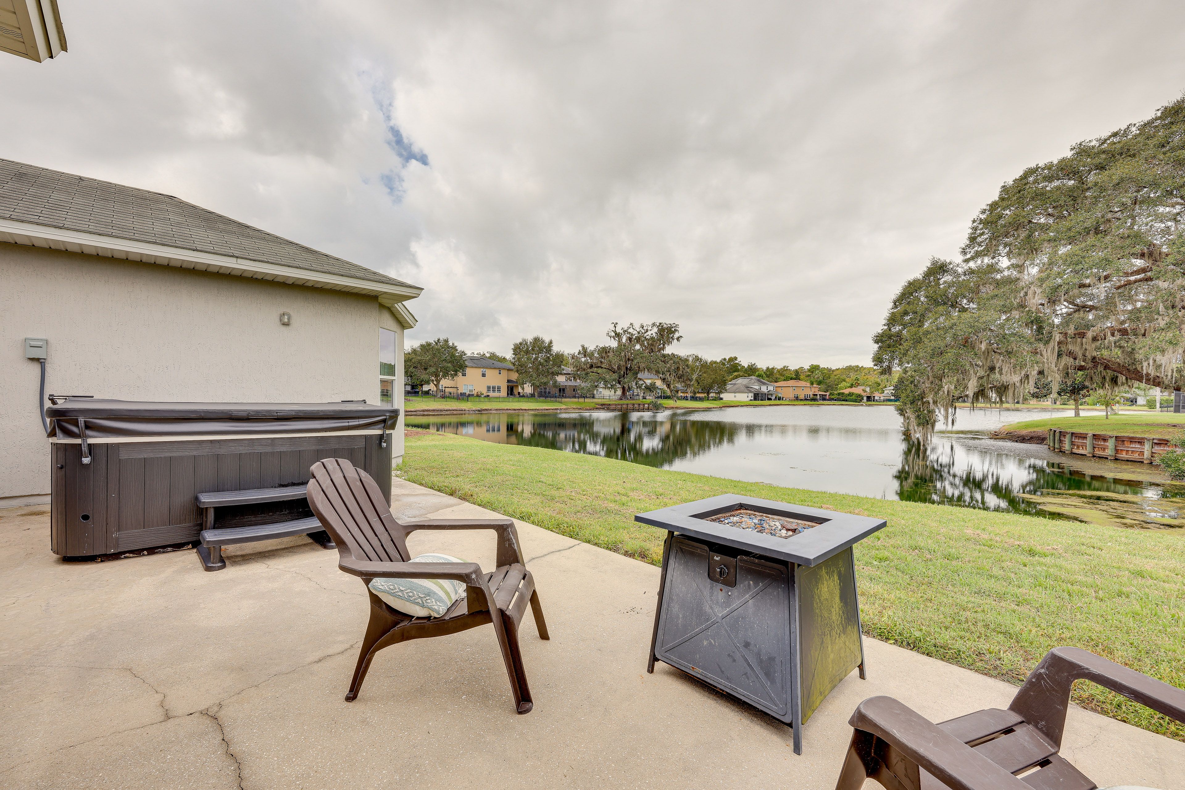 Patio | Fire Pit | Private Hot Tub