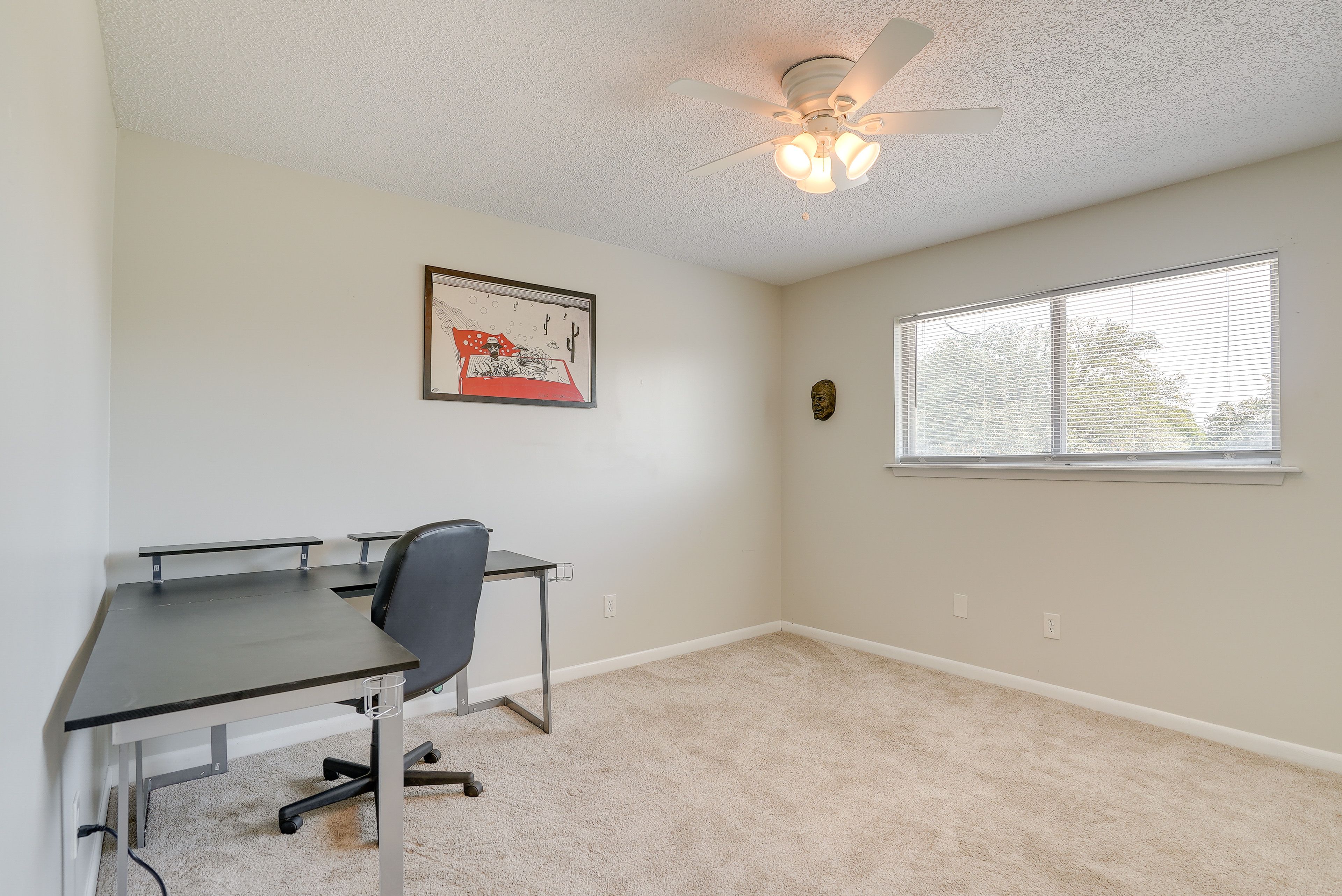 Office | Queen Air Mattress Available | Free WiFi