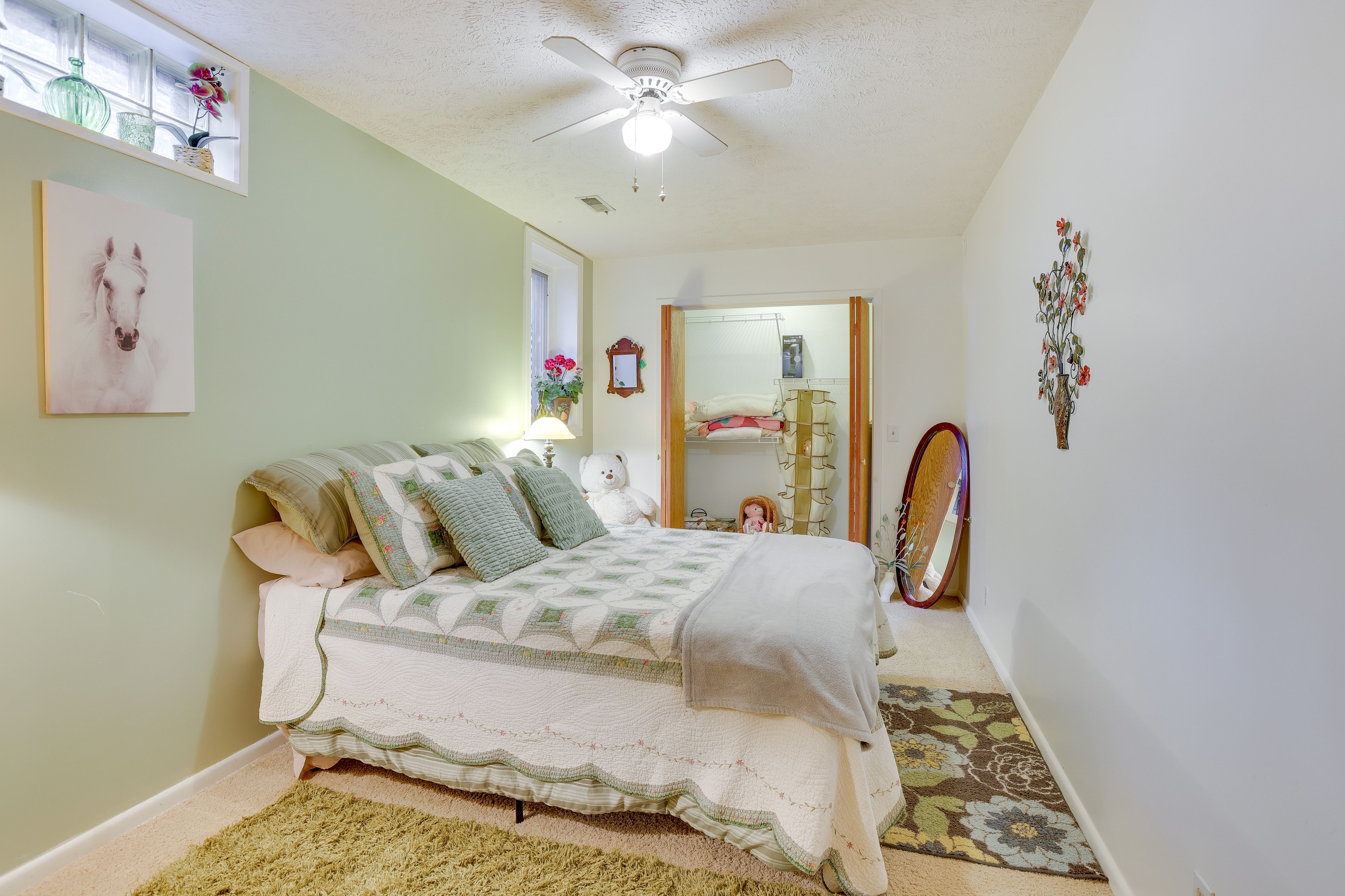 Bedroom 2 | Queen Bed | Queen + Twin Air Mattresses | Pack 'n Play Available
