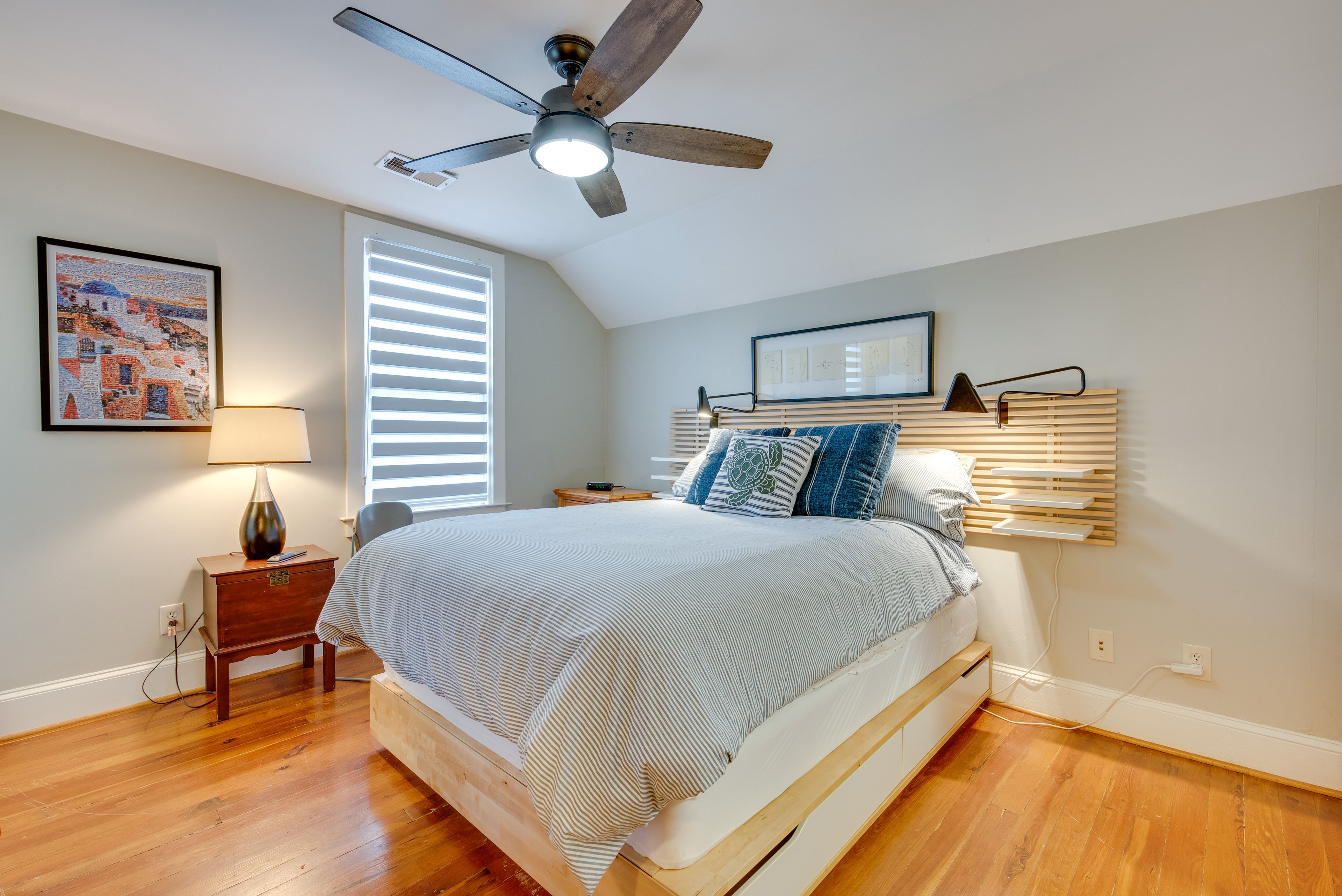 Bedroom 1 | Queen Bed | 2nd Floor | Linens Provided | Walk-In Closet