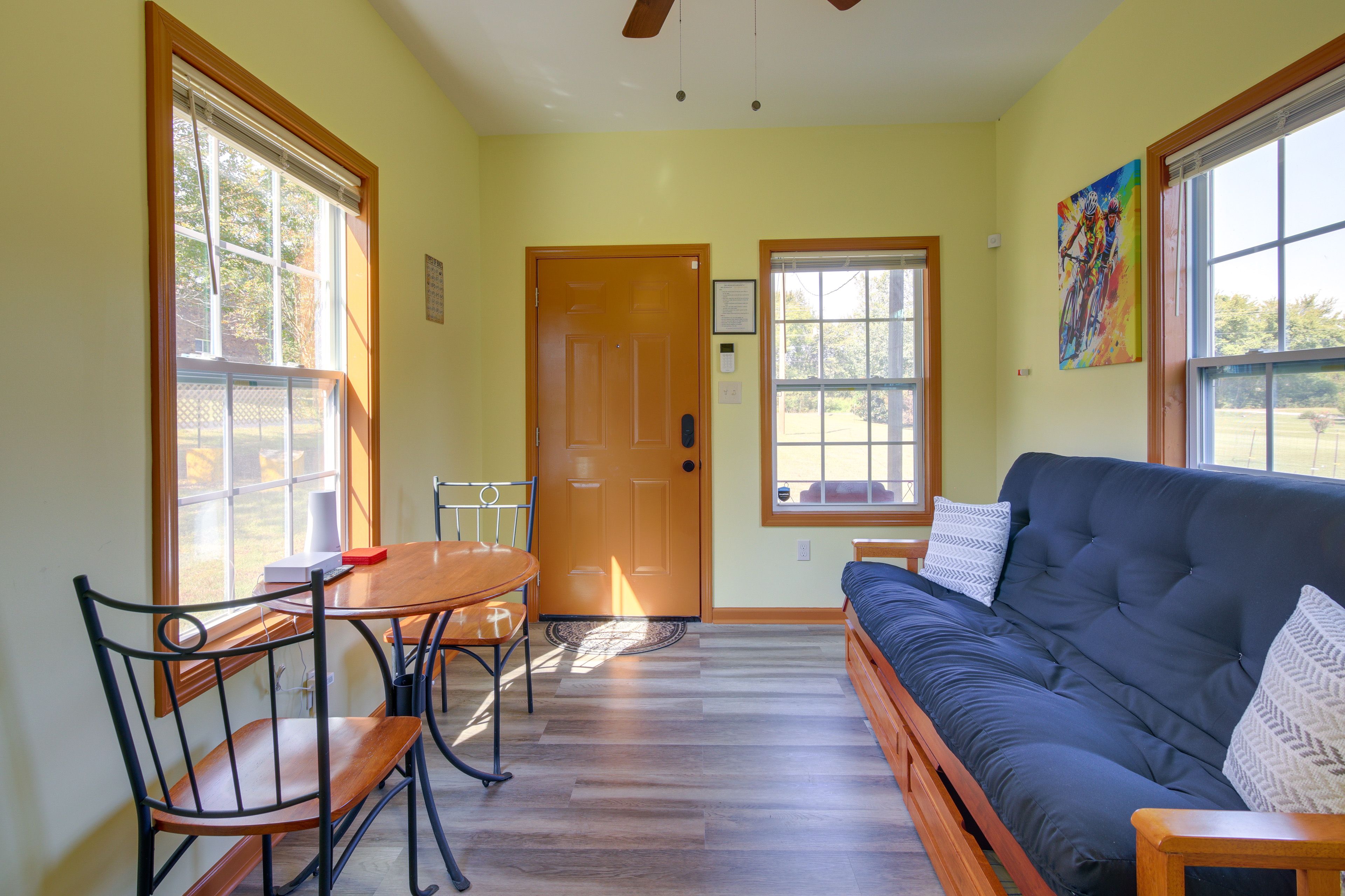 Millington Vacation Rental | 1BR | 1BA | 280 Sq Ft | 2 Steps to Access