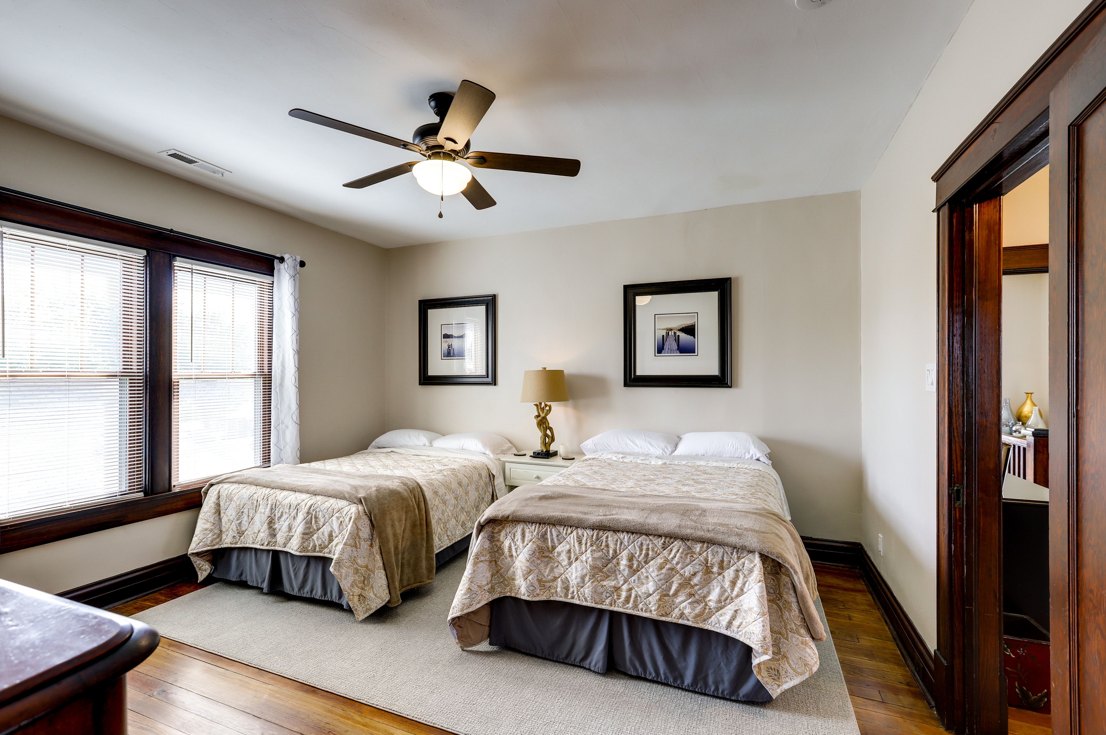 Bedroom 3 | 2nd Floor | 2 Full Beds | Smart TV