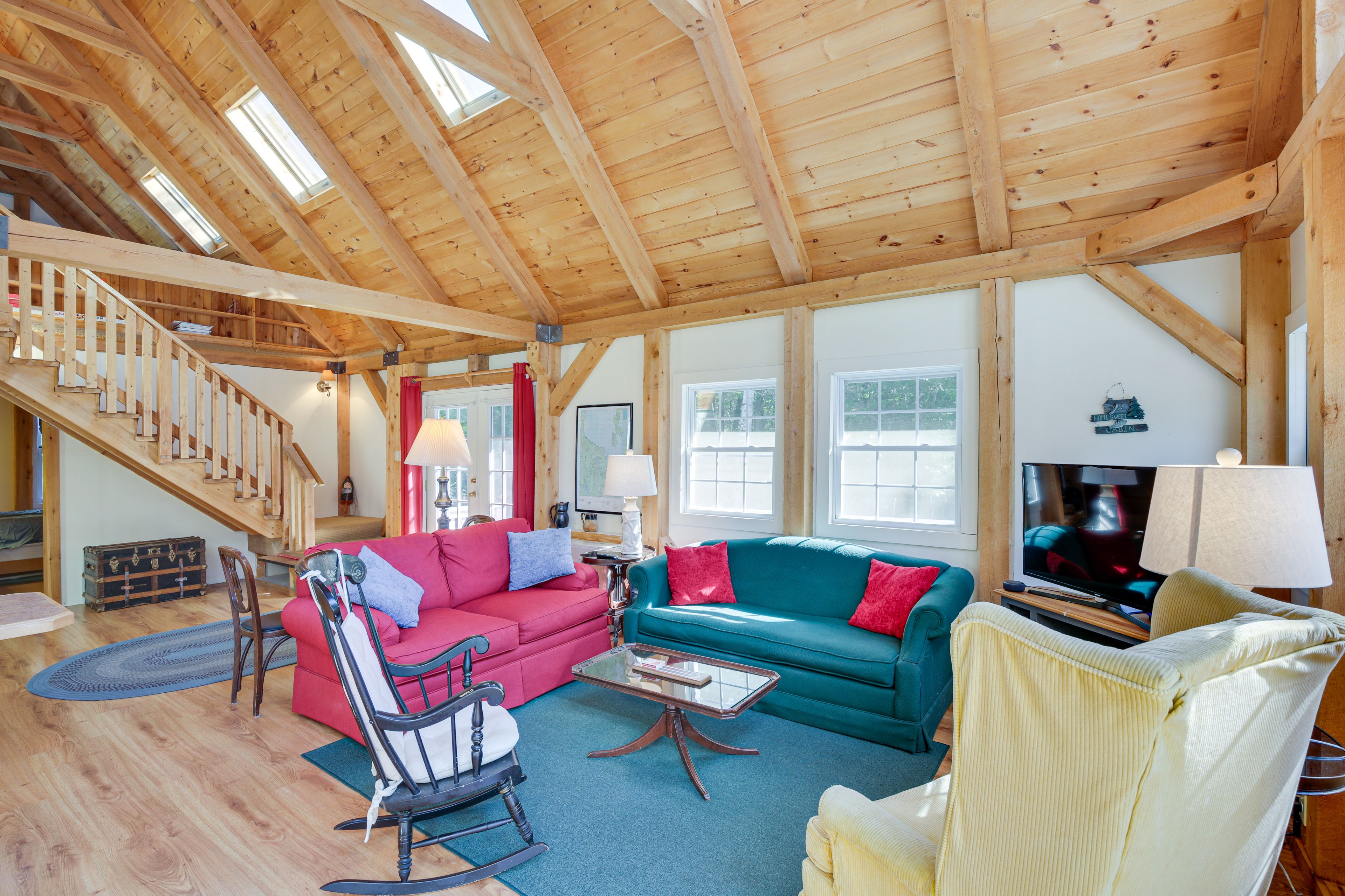 Living Room | 2-Story Cabin