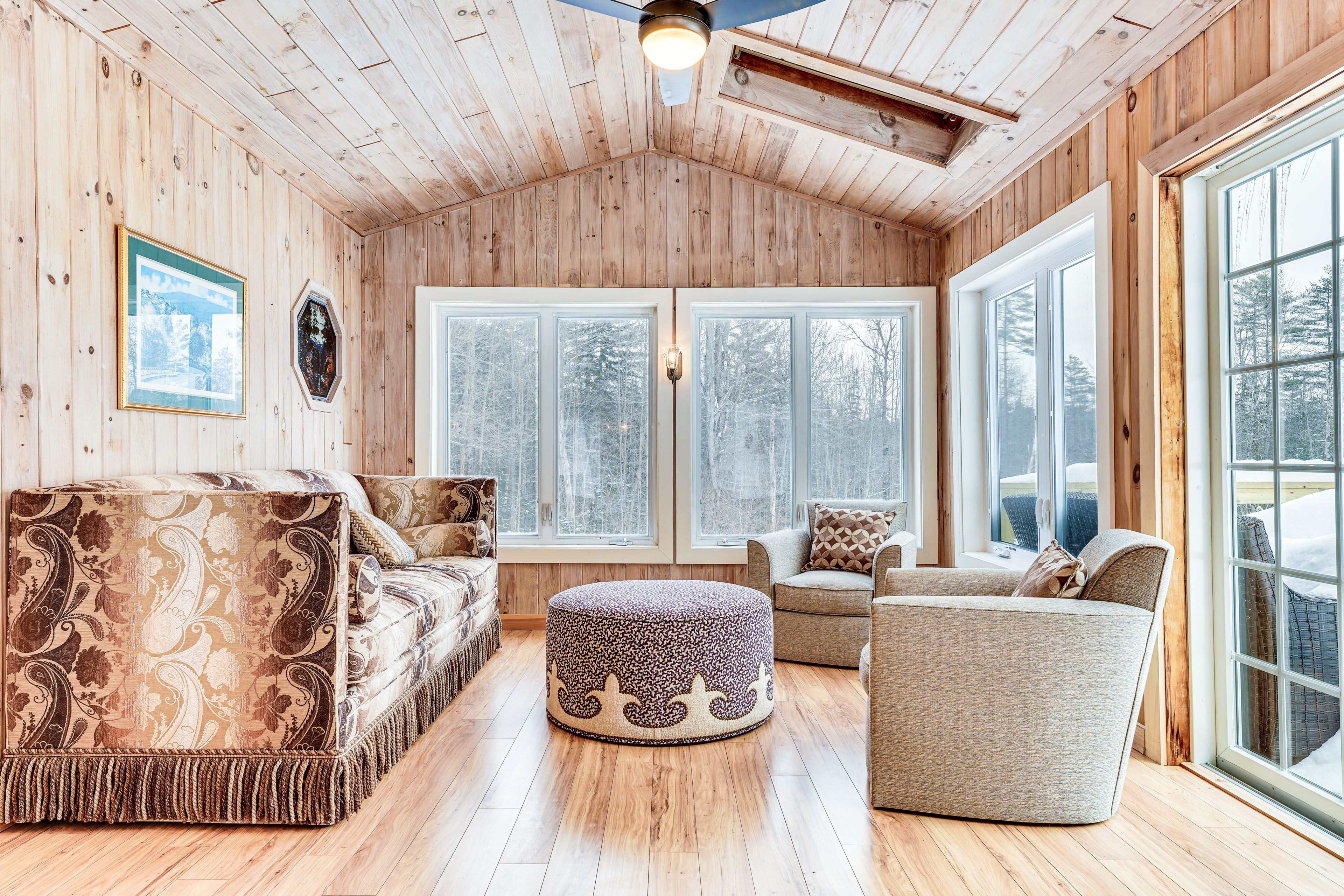 Sunroom | Gas Fireplace | Main Floor