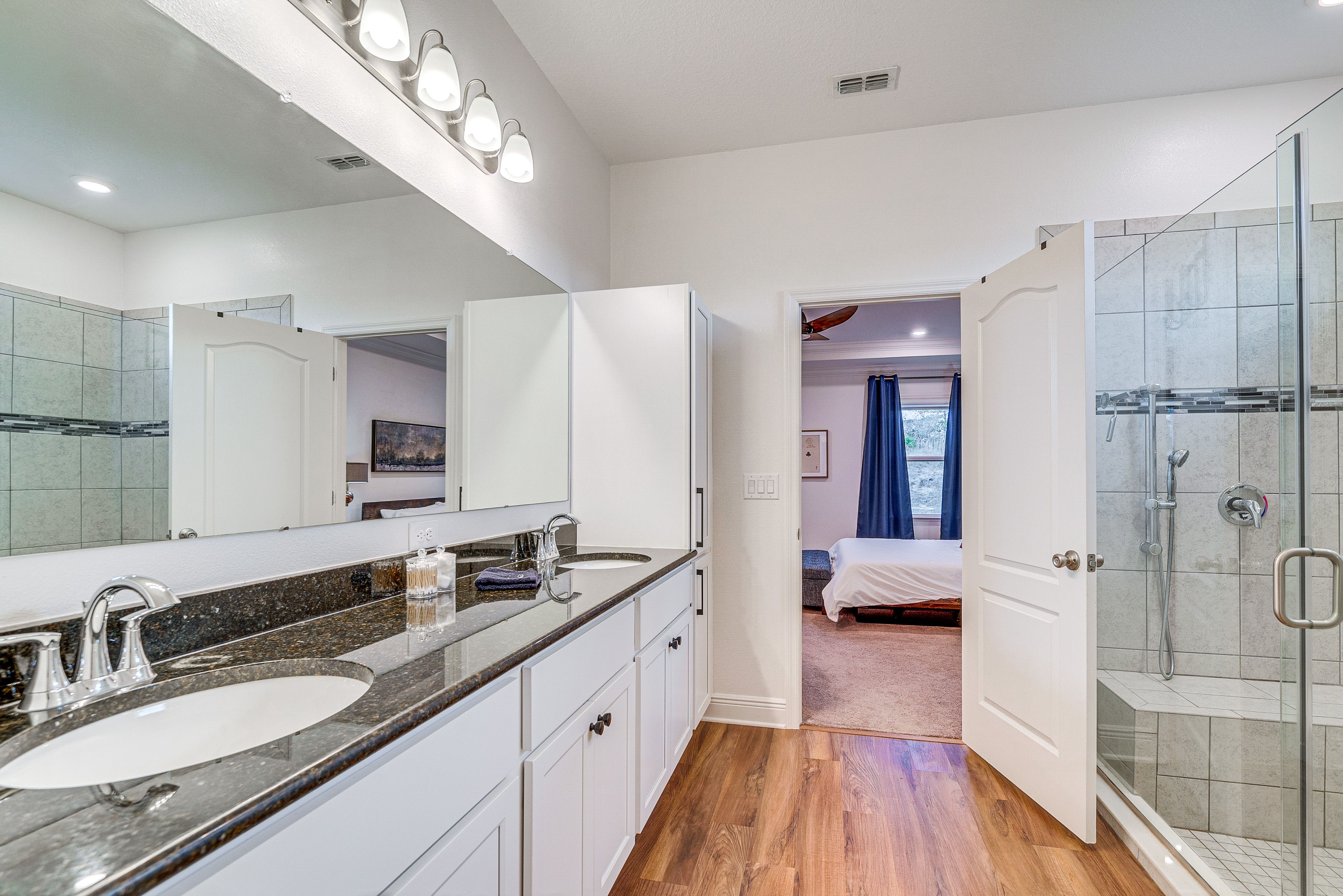 En-Suite Bathroom | Walk-In Shower w/ 3 Shower Heads