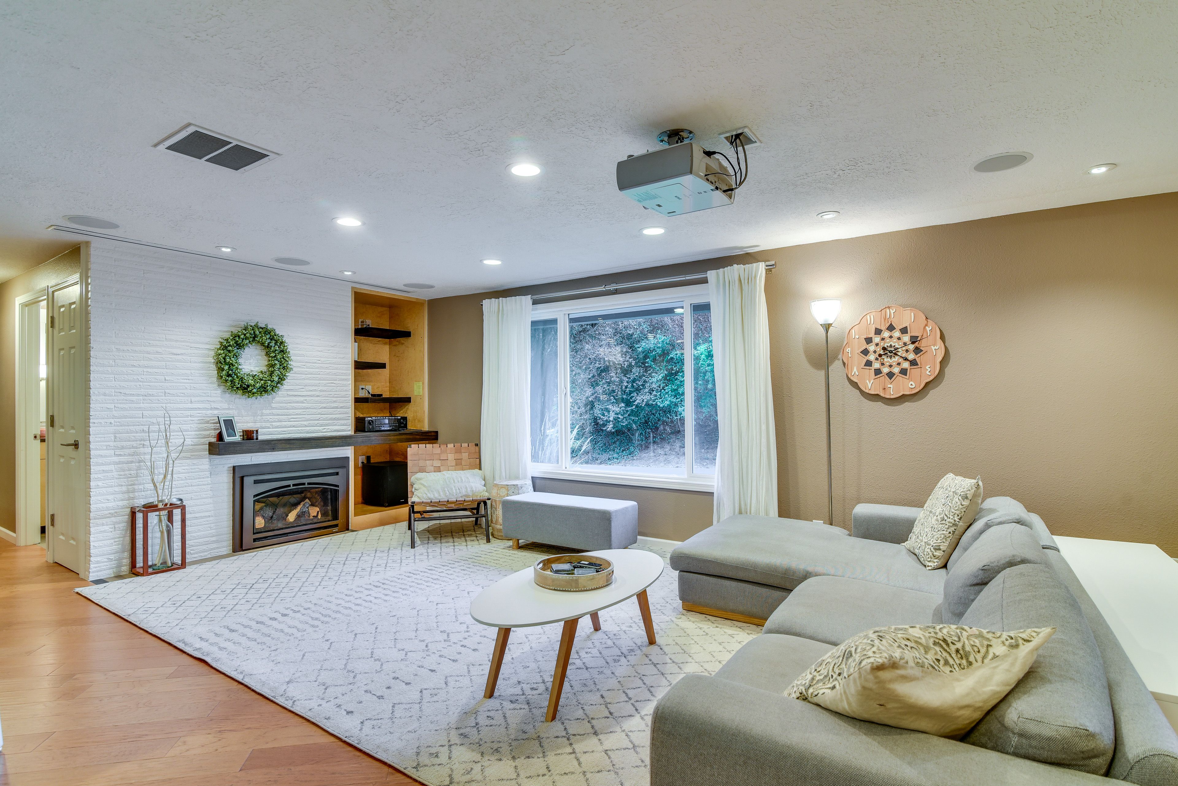 Living Room | 1st Floor | Fireplace | Central Heating