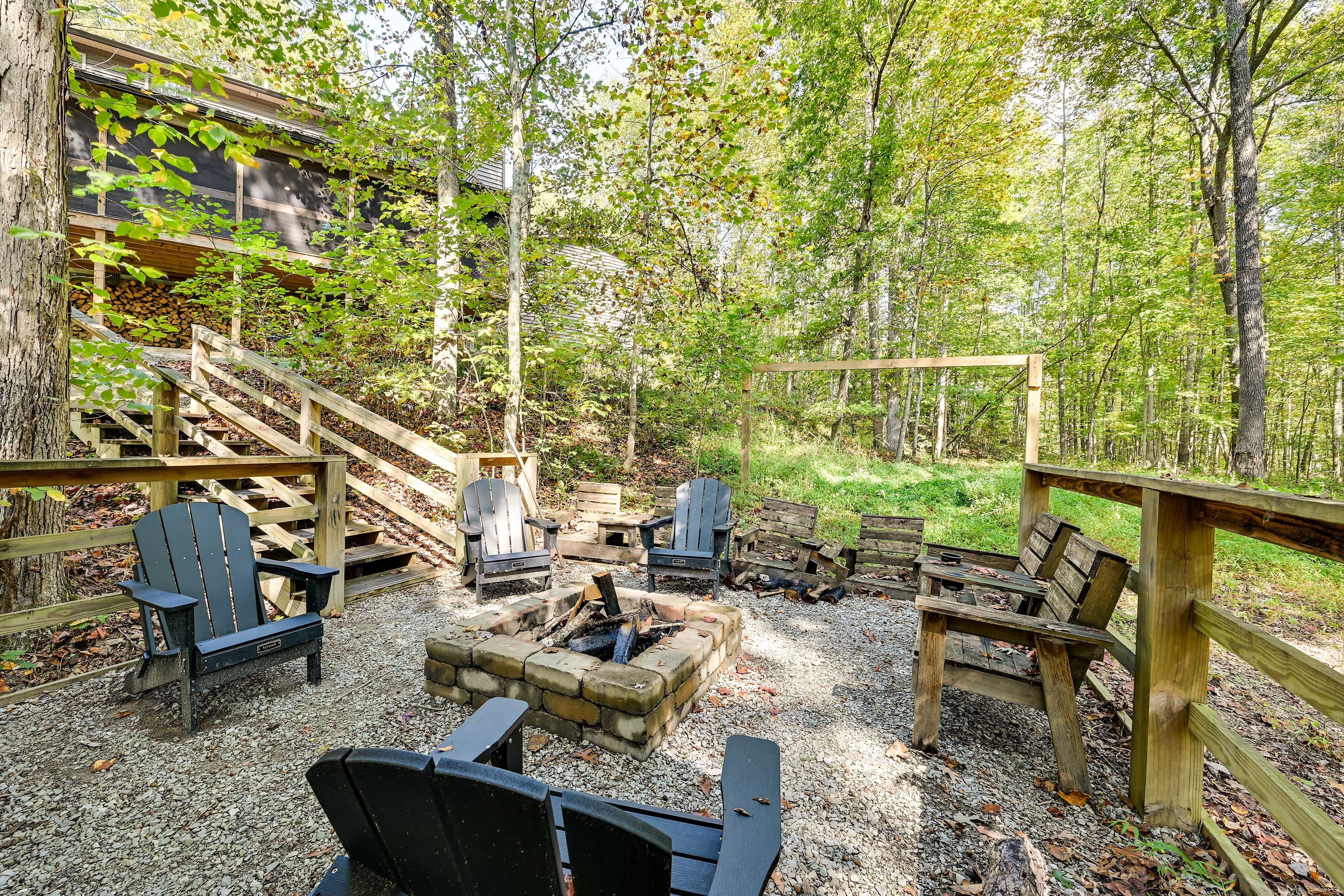 Wood-Burning Fire Pit