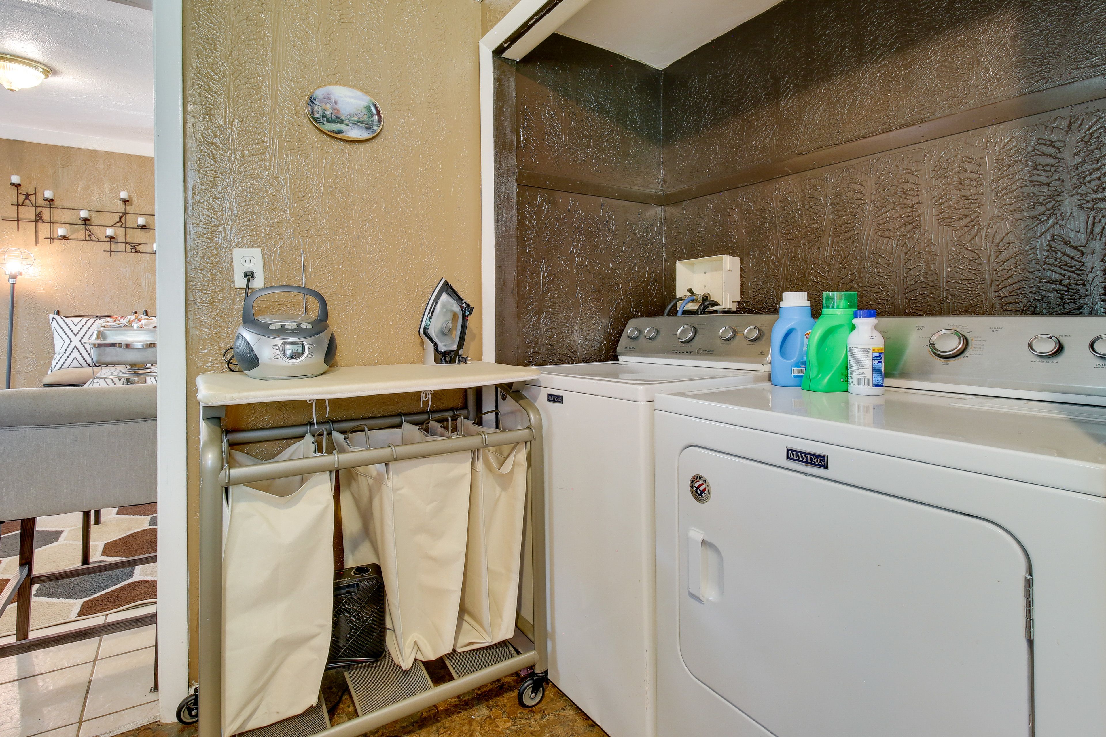 Laundry Area | Washer/Dryer | Laundry Detergent | Iron/Board