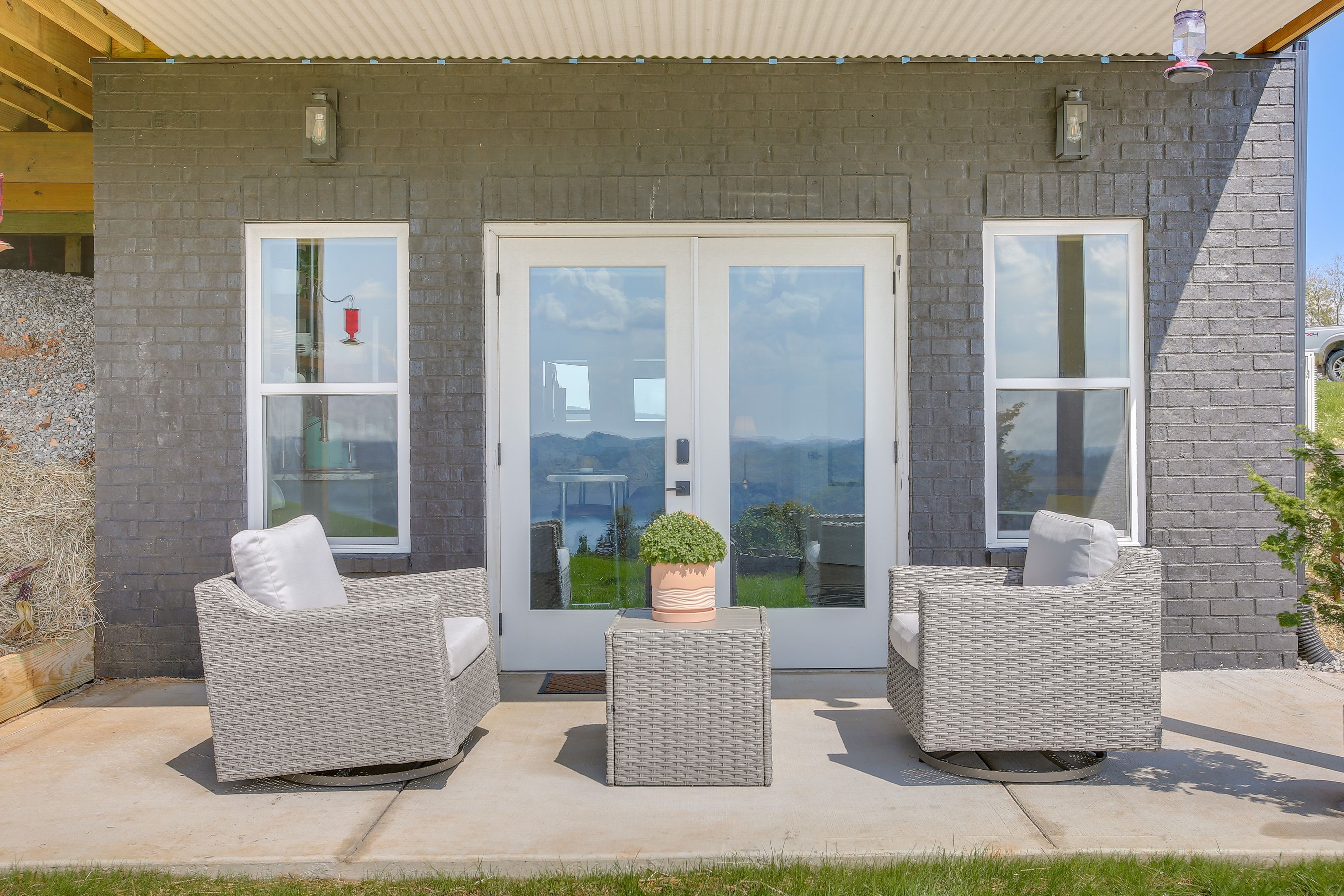 Private Patio | Homeowner On-Site (Main House)