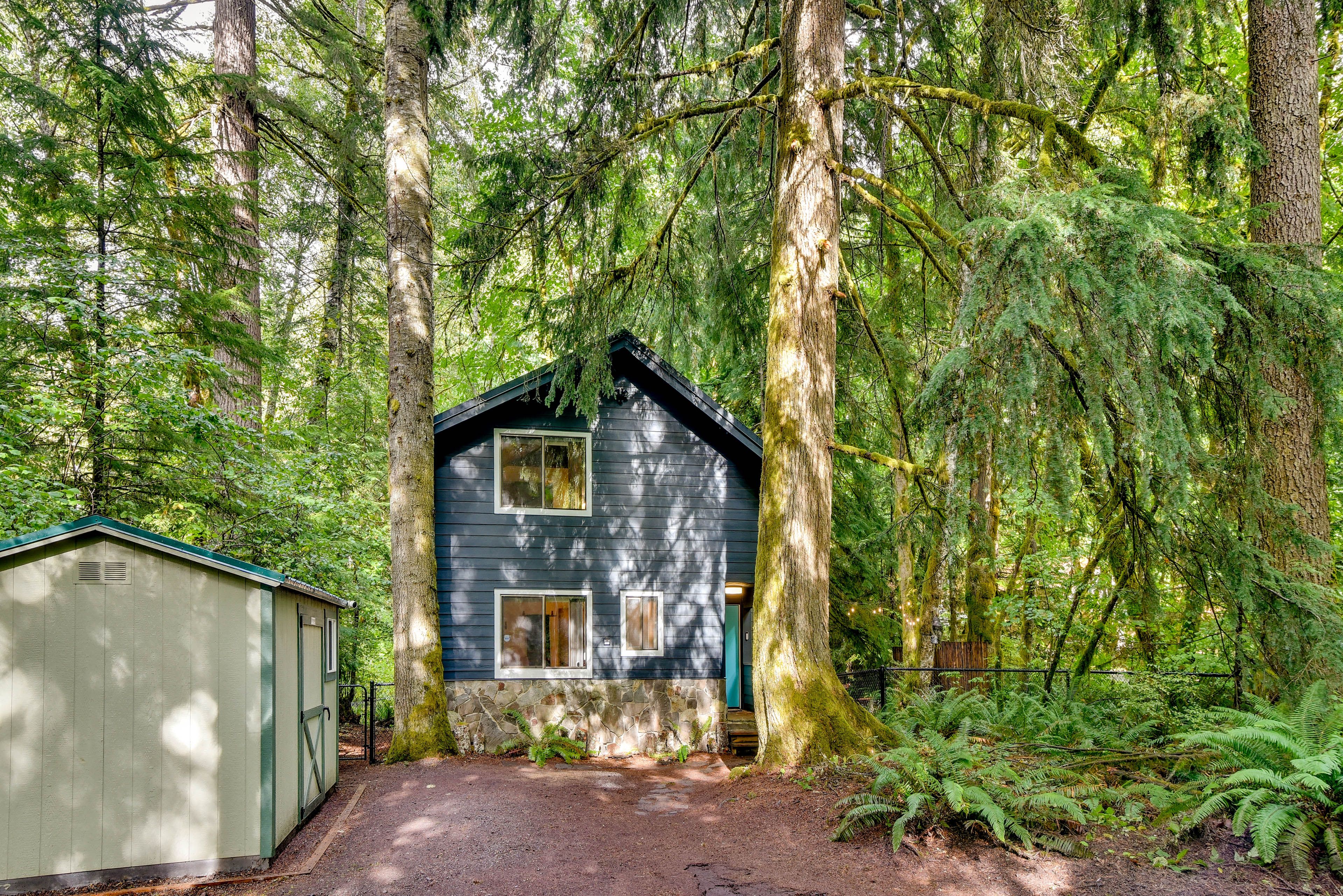 Cabin Exterior | EV Charger | Community Amenities