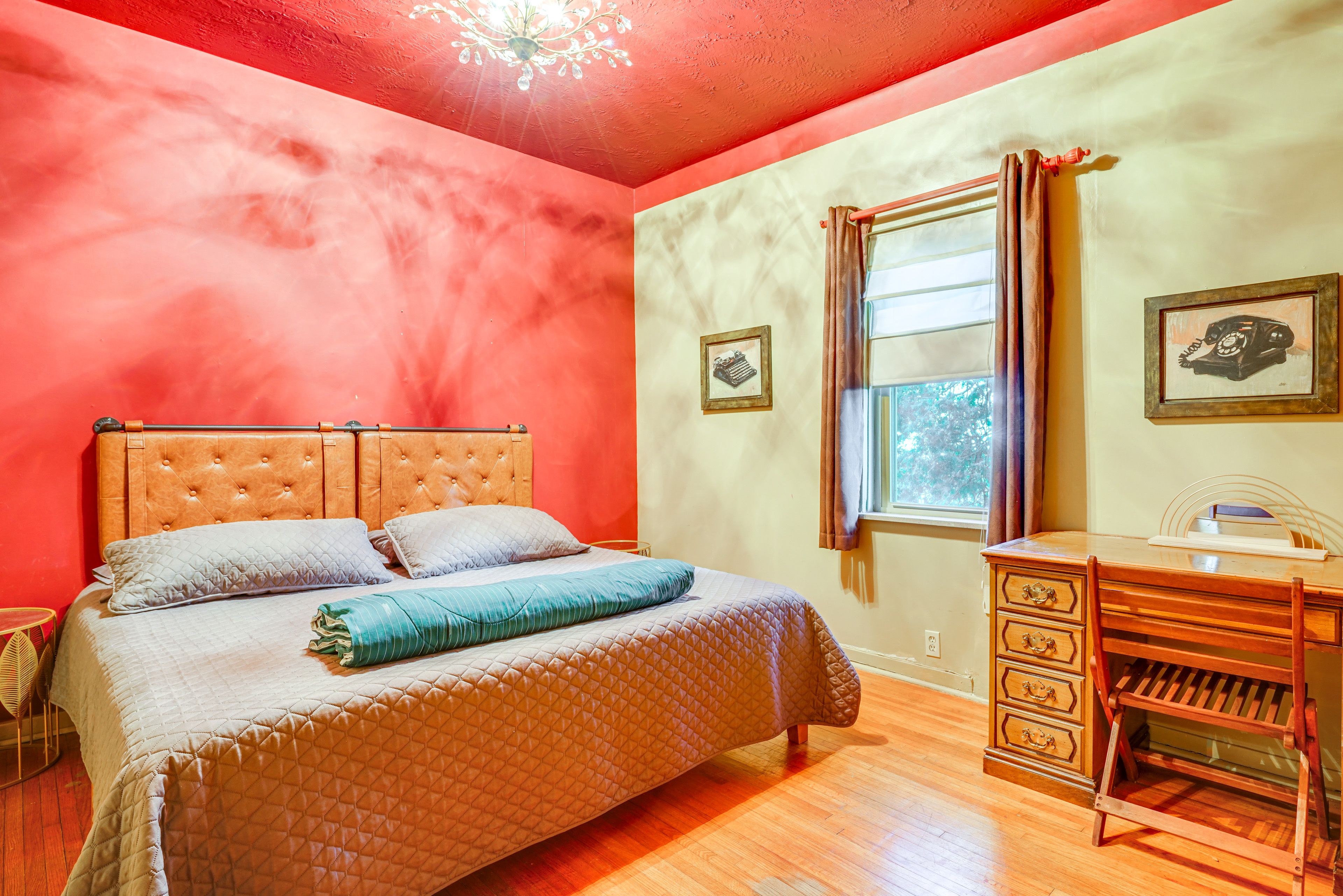 Bedroom 2 | King Bed | 1st Floor | Desk | Washer & Dryer