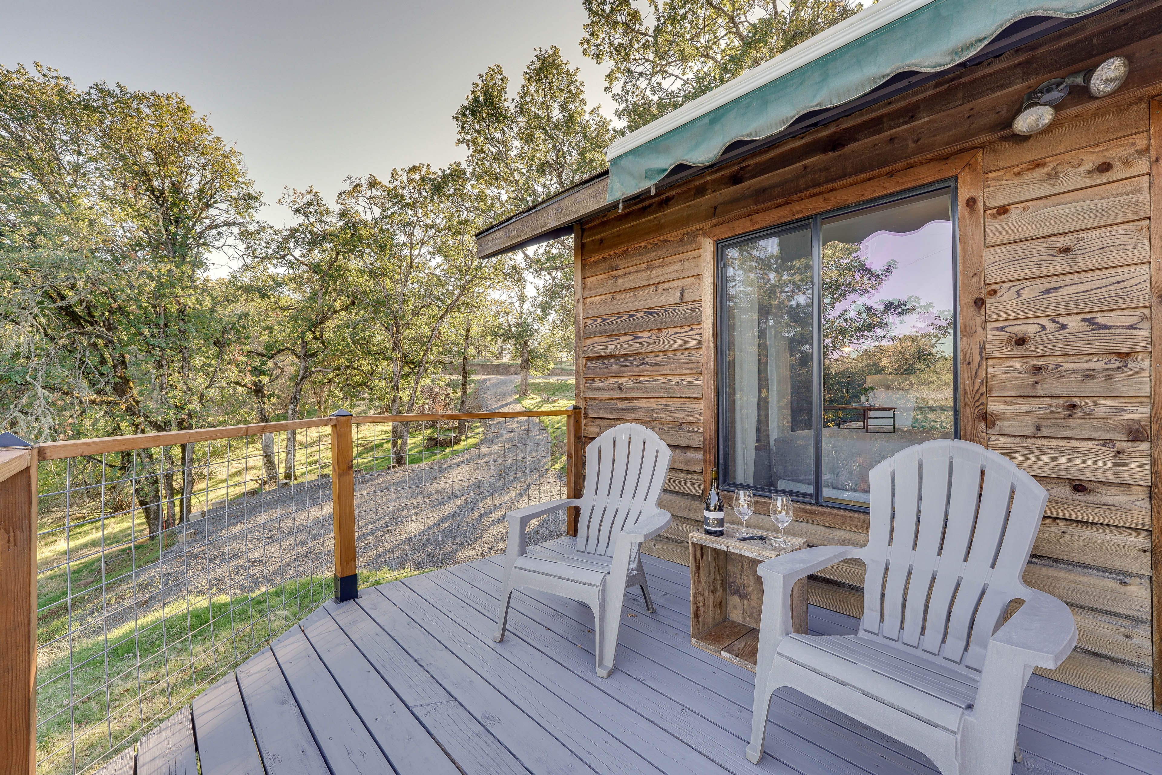 Deck | Rogue Valley & Mt. McLoughlin Views