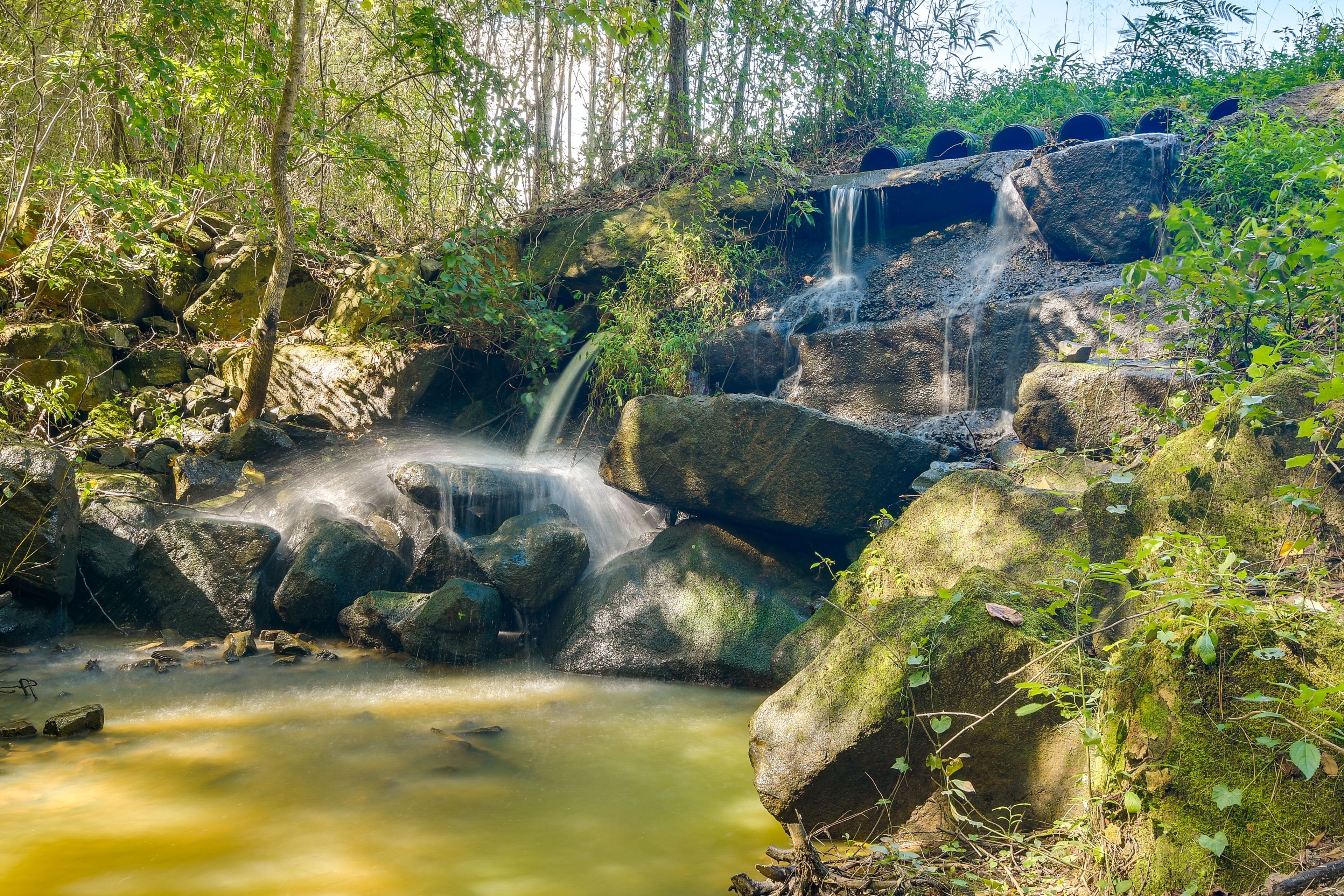 Natural Waterfall On-Site