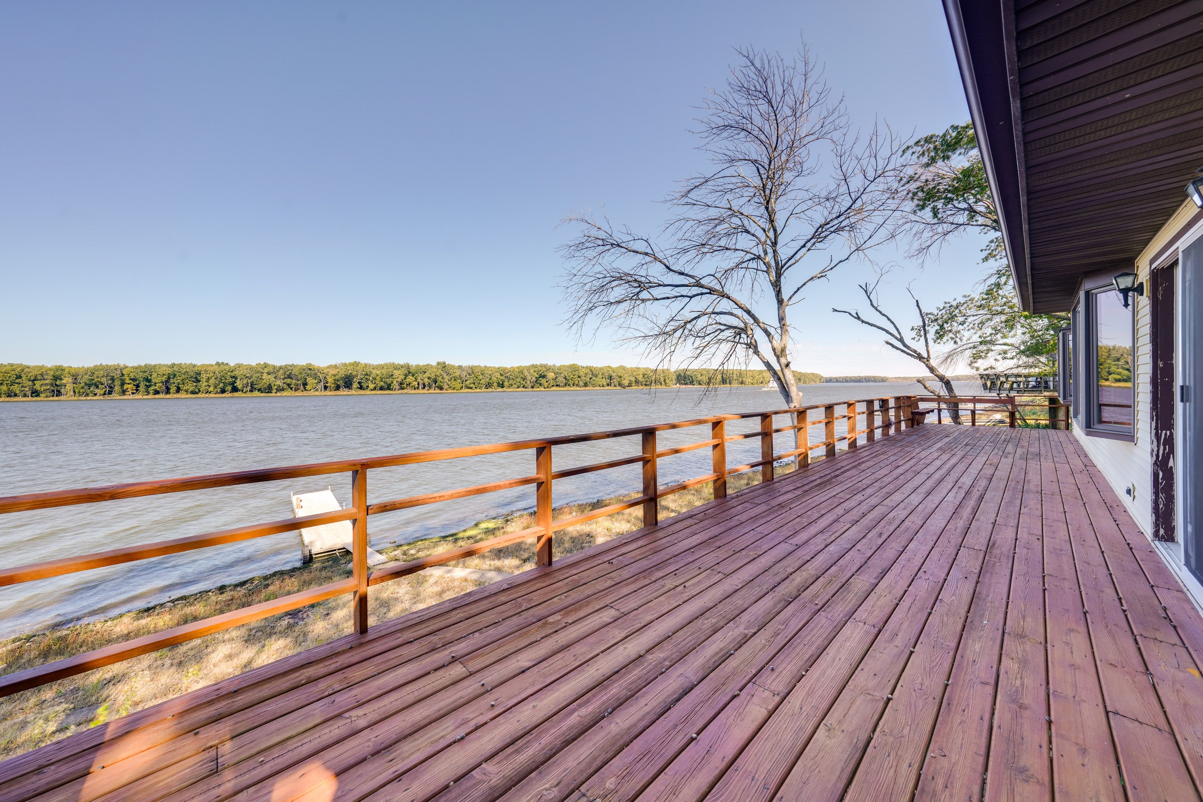 Cabin Exterior | Furnished Deck | River Views