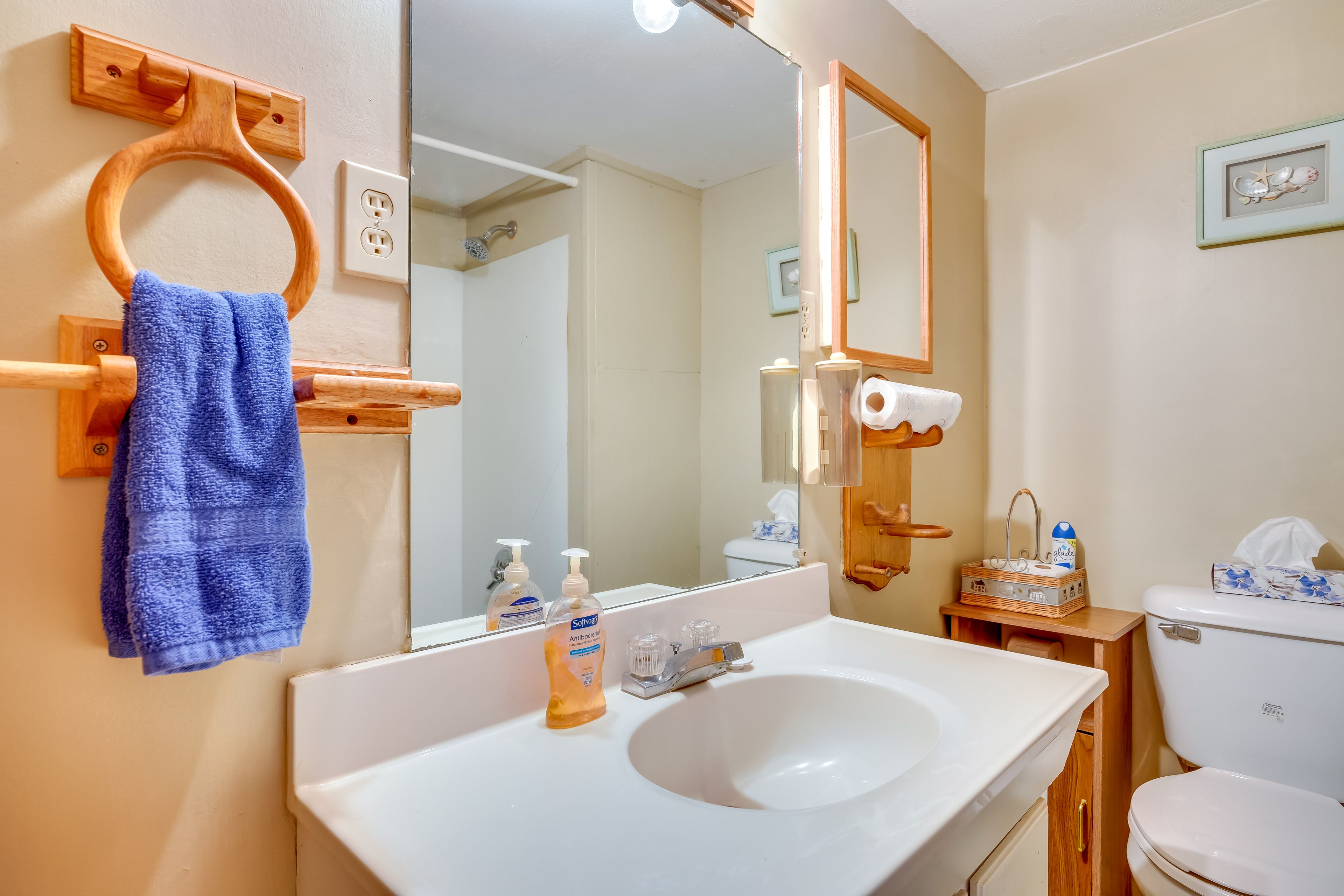 Full Bathroom | Walk-In Shower | Complimentary Toiletries