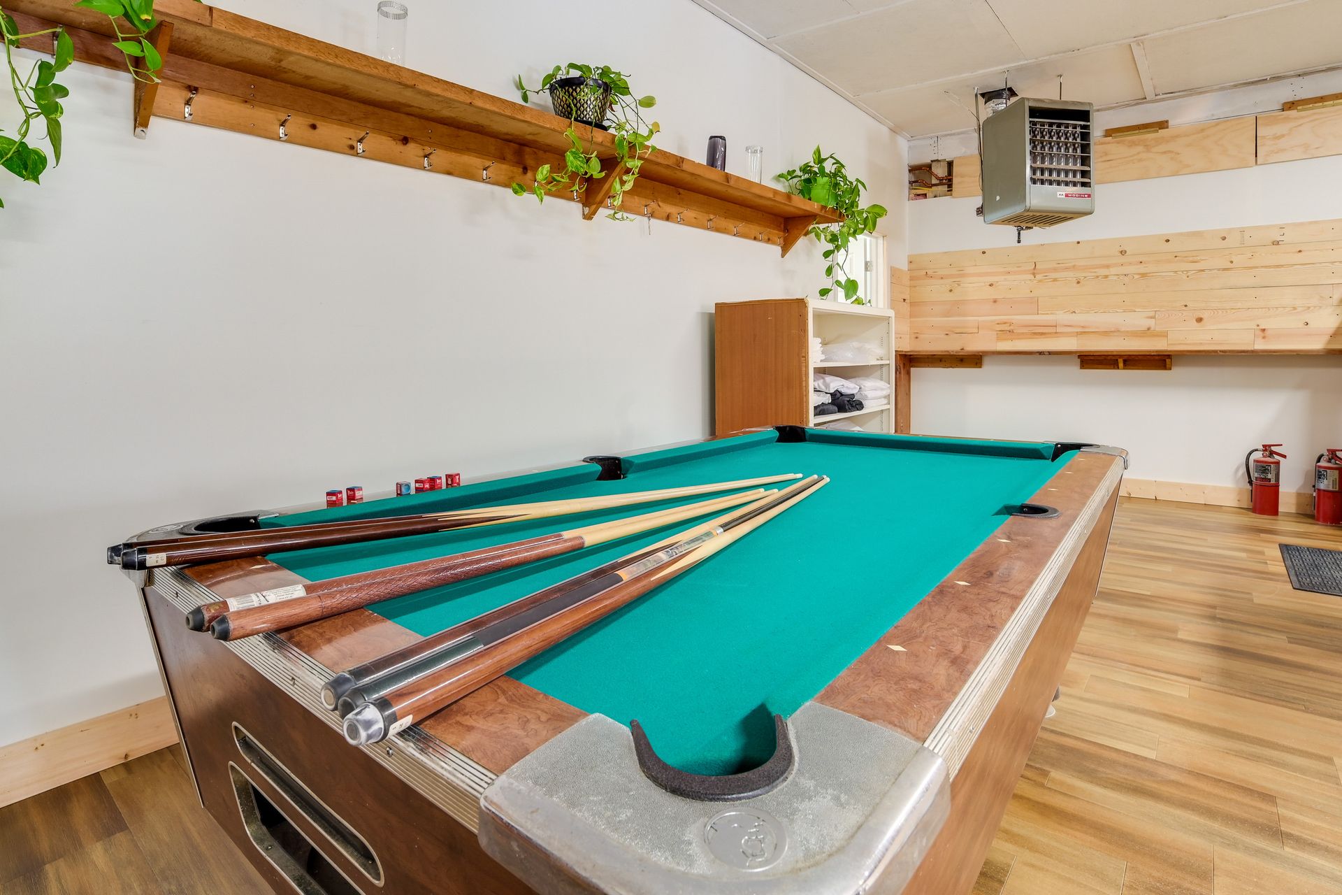 Pool table — games area