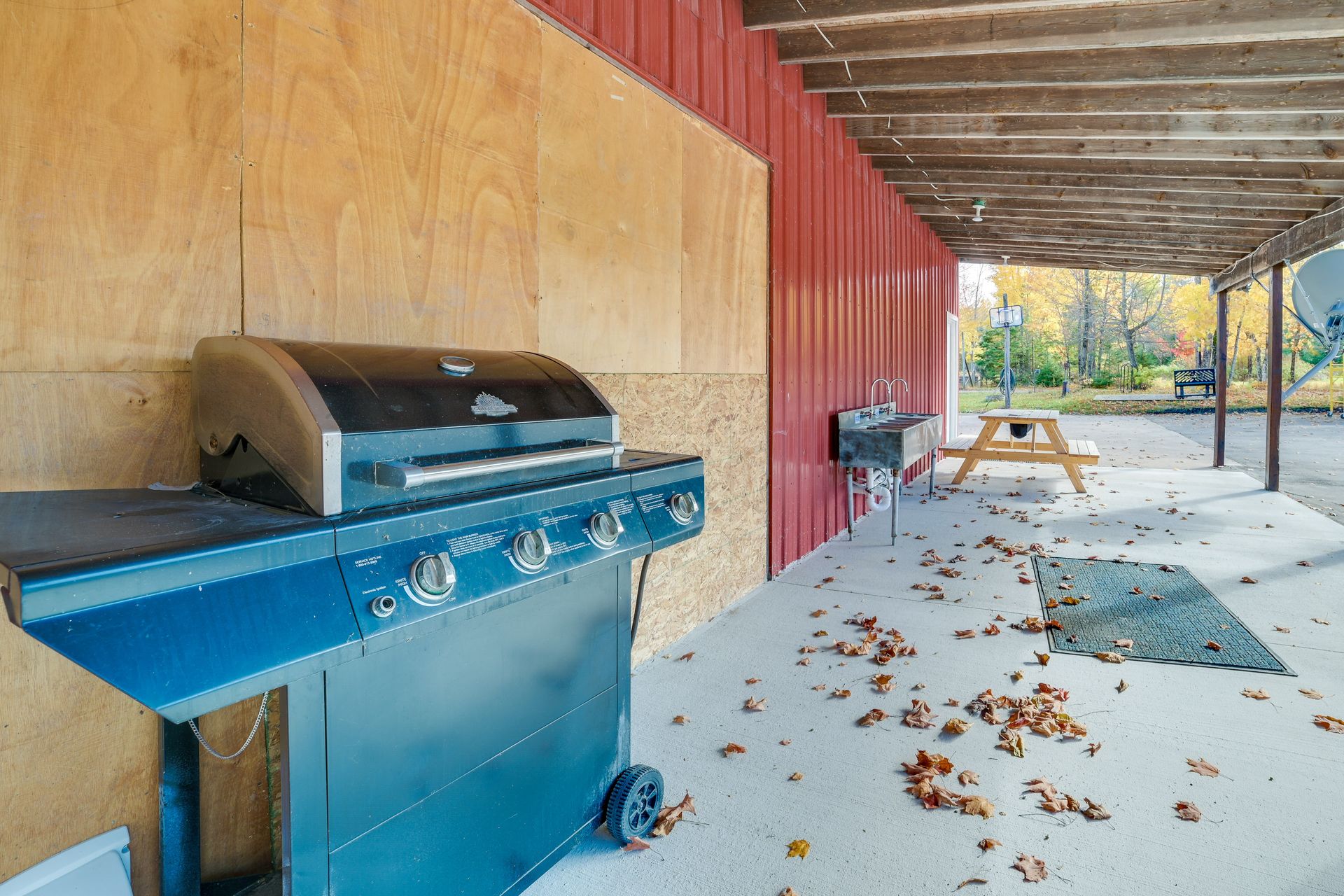 Patio — gas grill and outdoor seating