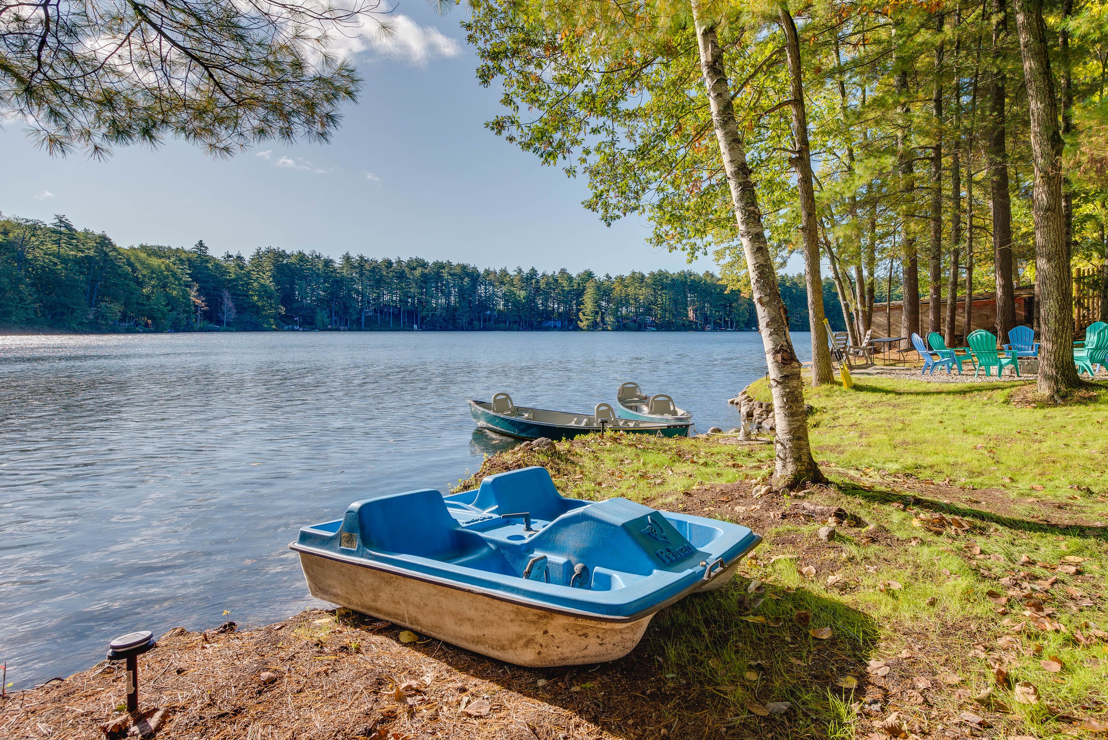 Paddle Boat Provided | 2 Canoes Provided