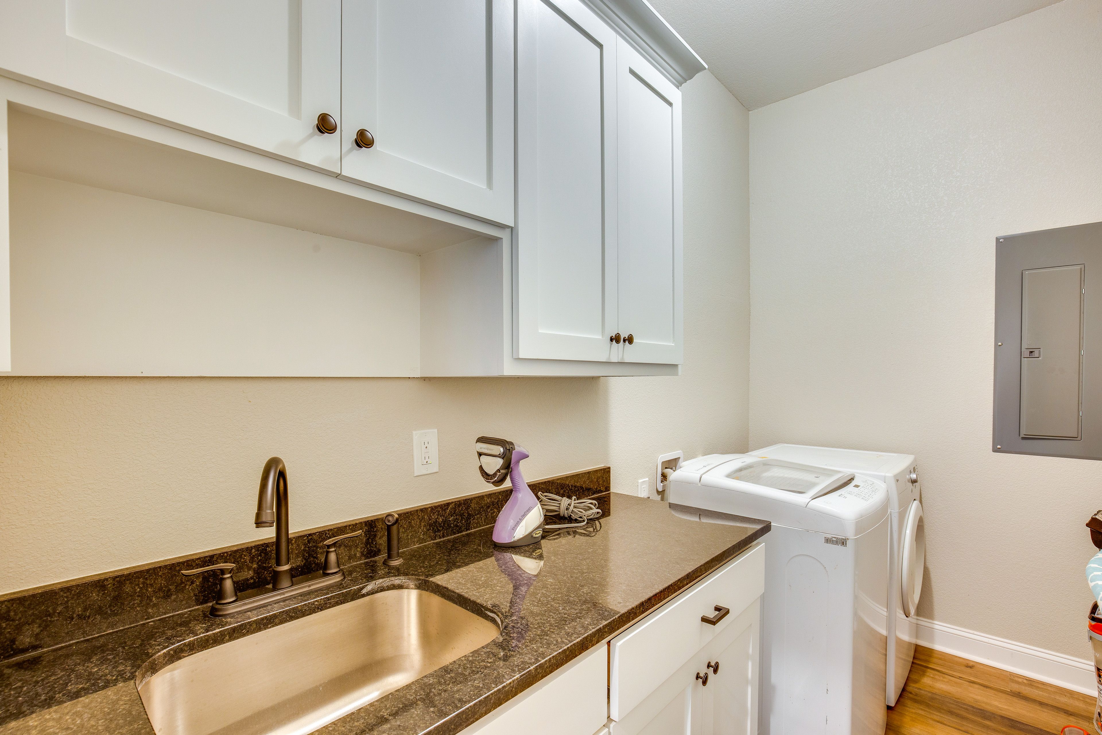 Laundry Area | Washer/Dryer | Hangers | Iron/Board | Trash Bags/Paper Towels