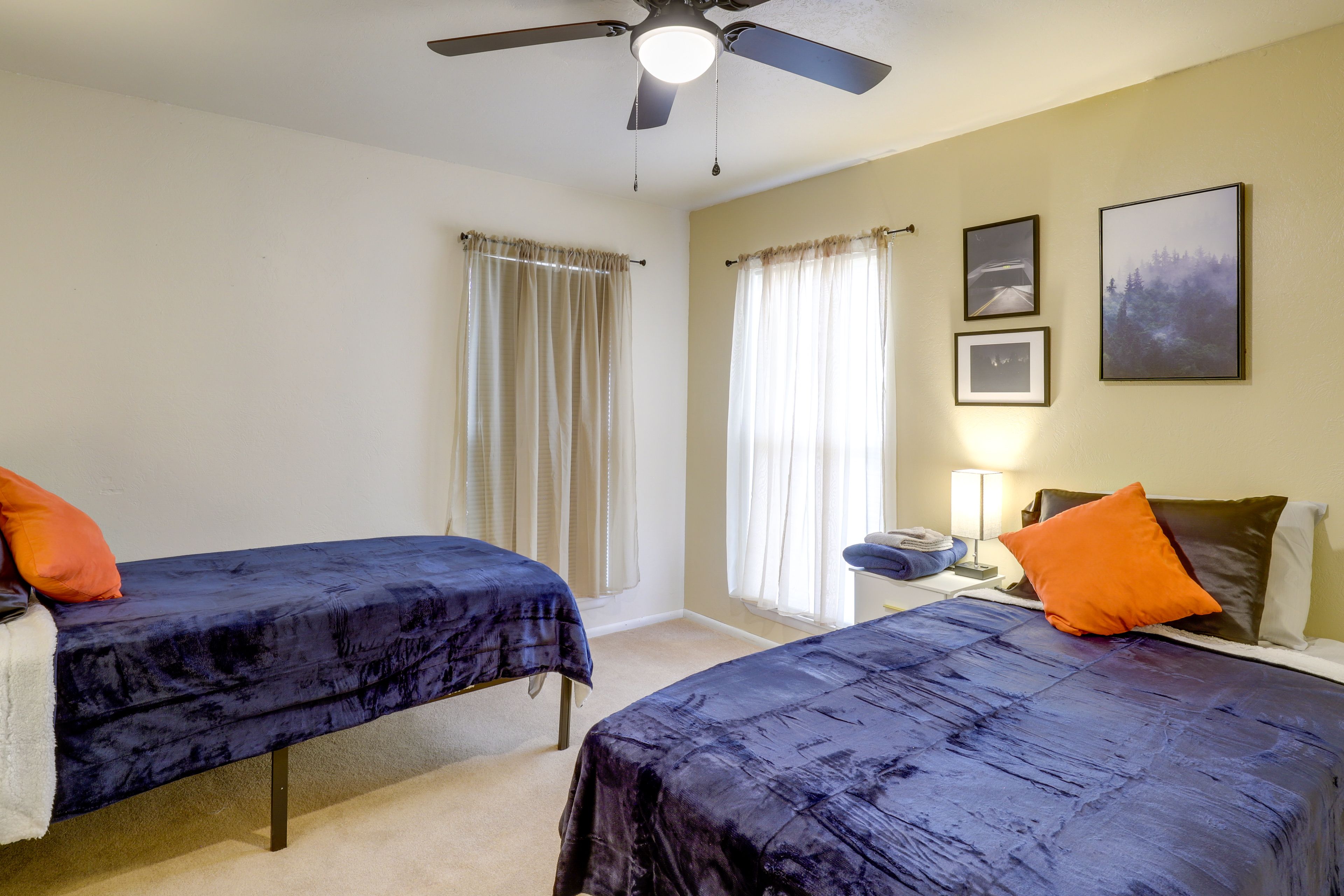 Bedroom 1 | 1st Floor | 2 Twin XL Beds (Convertible to King Bed)
