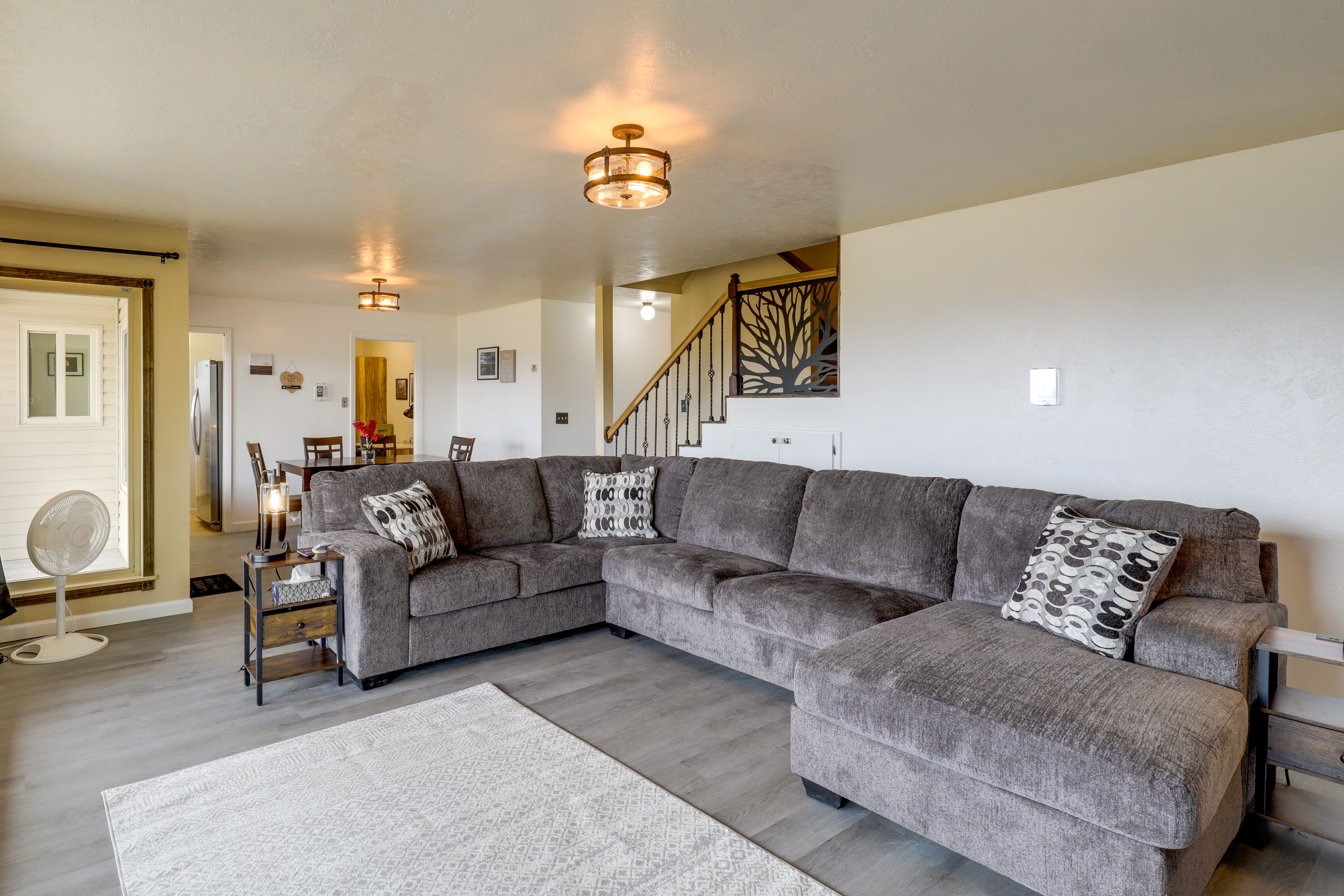 Living Room | Smart TV | Gas Fireplace | Electric Heat | Heated Floors