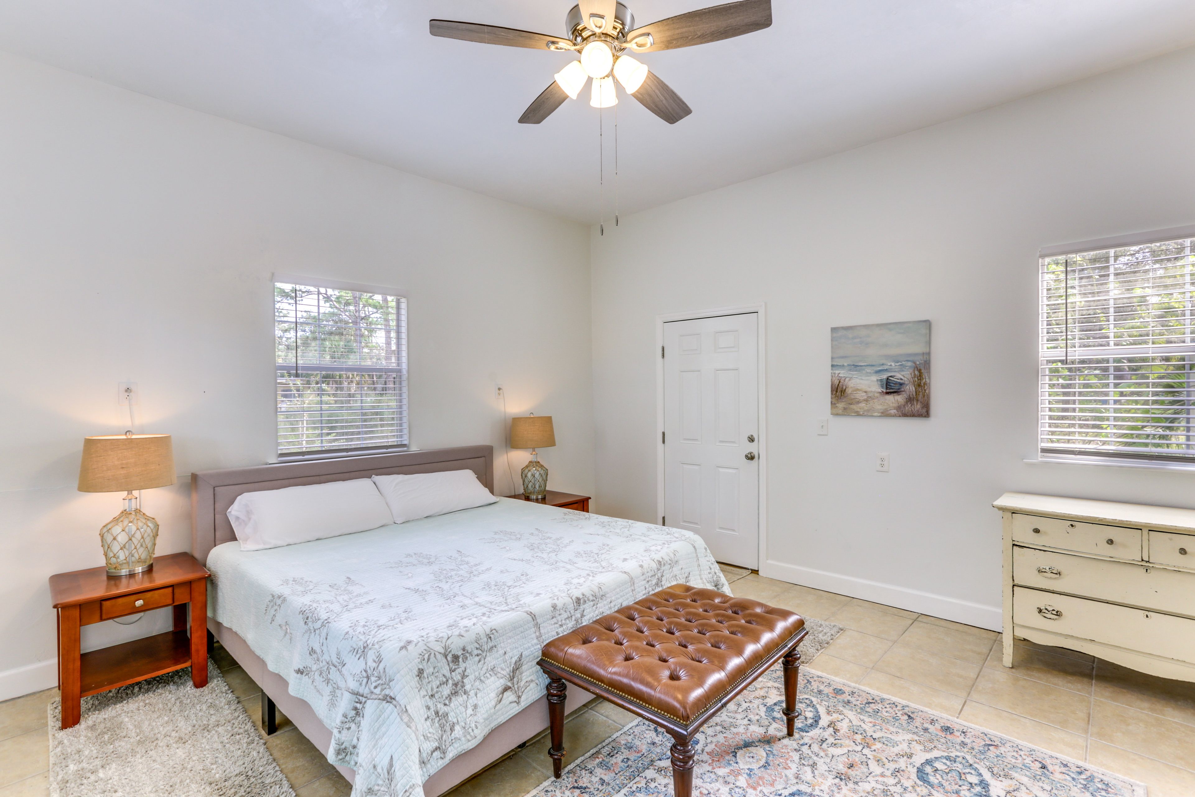 Bedroom 1 | California King Bed | Washer & Dryer