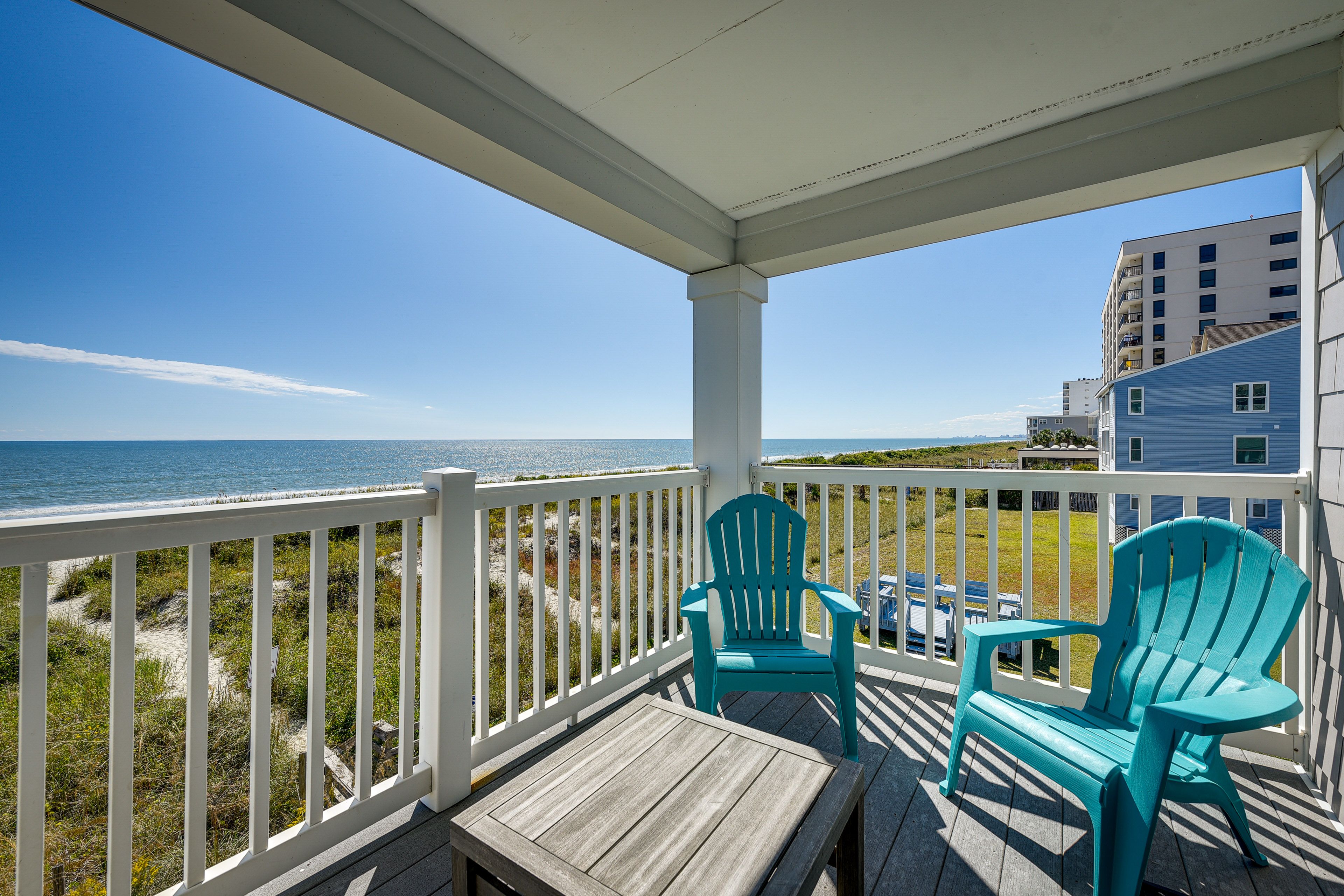 North Myrtle Beach Vacation Rental | 3BR | 2BA | Stairs Required | 1,200 Sq Ft