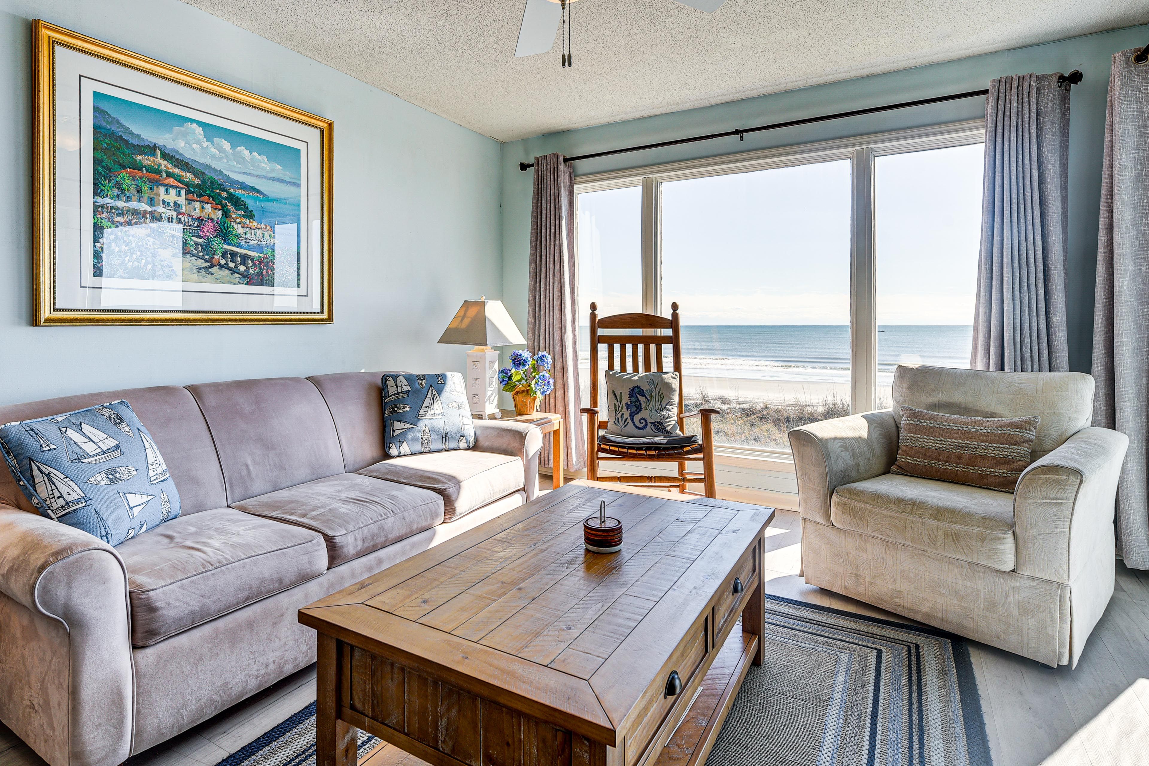 Living Room | Beach & Ocean View